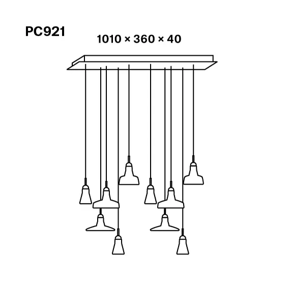 Brokis - Shadows Set Rectangular Large Canopy PC921