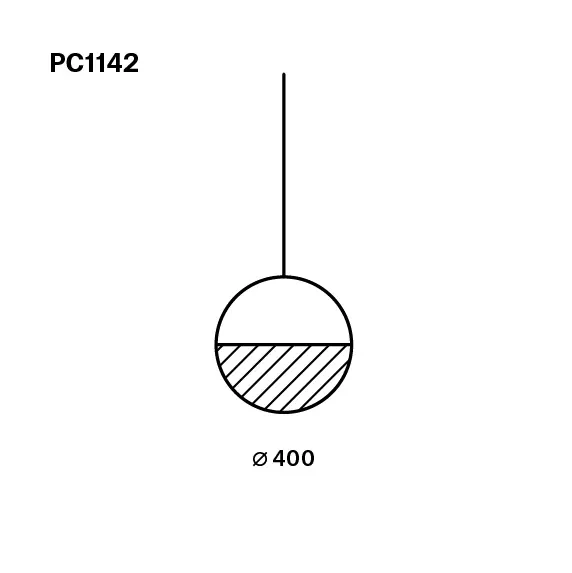 Brokis - Geometric Circle 1/2 Bottom PC1142