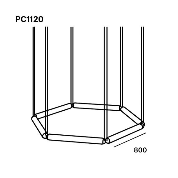 Brokis - Puro Contour Hexagon 800 PC1120