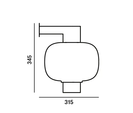 Brokis - Bonbori Wall DOWN PC1280