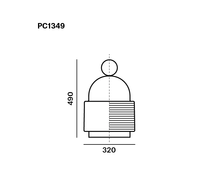 Brokis - Dome table small PC1349