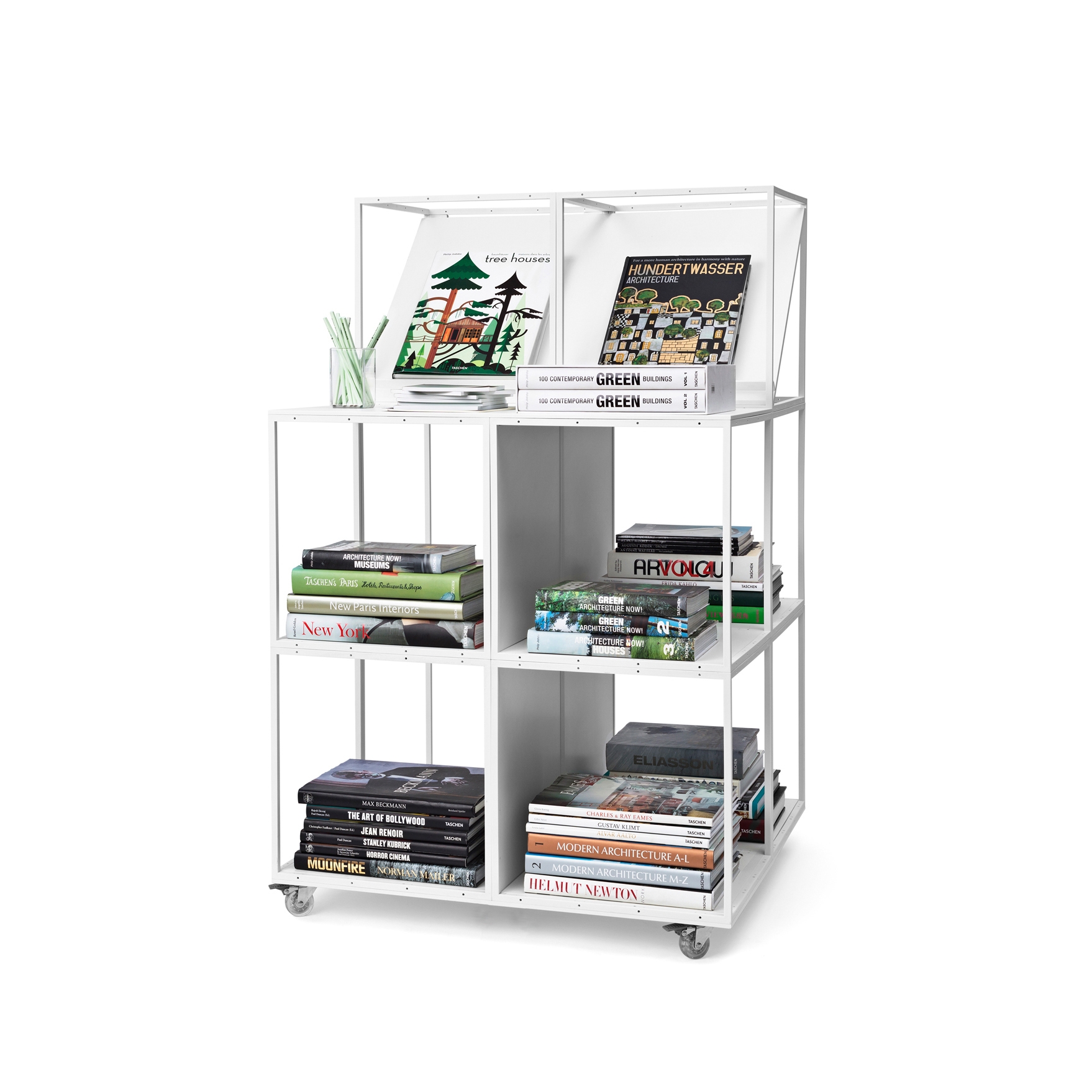 Vertoon produk GRID bookcase van vervaardiger GRID System APS