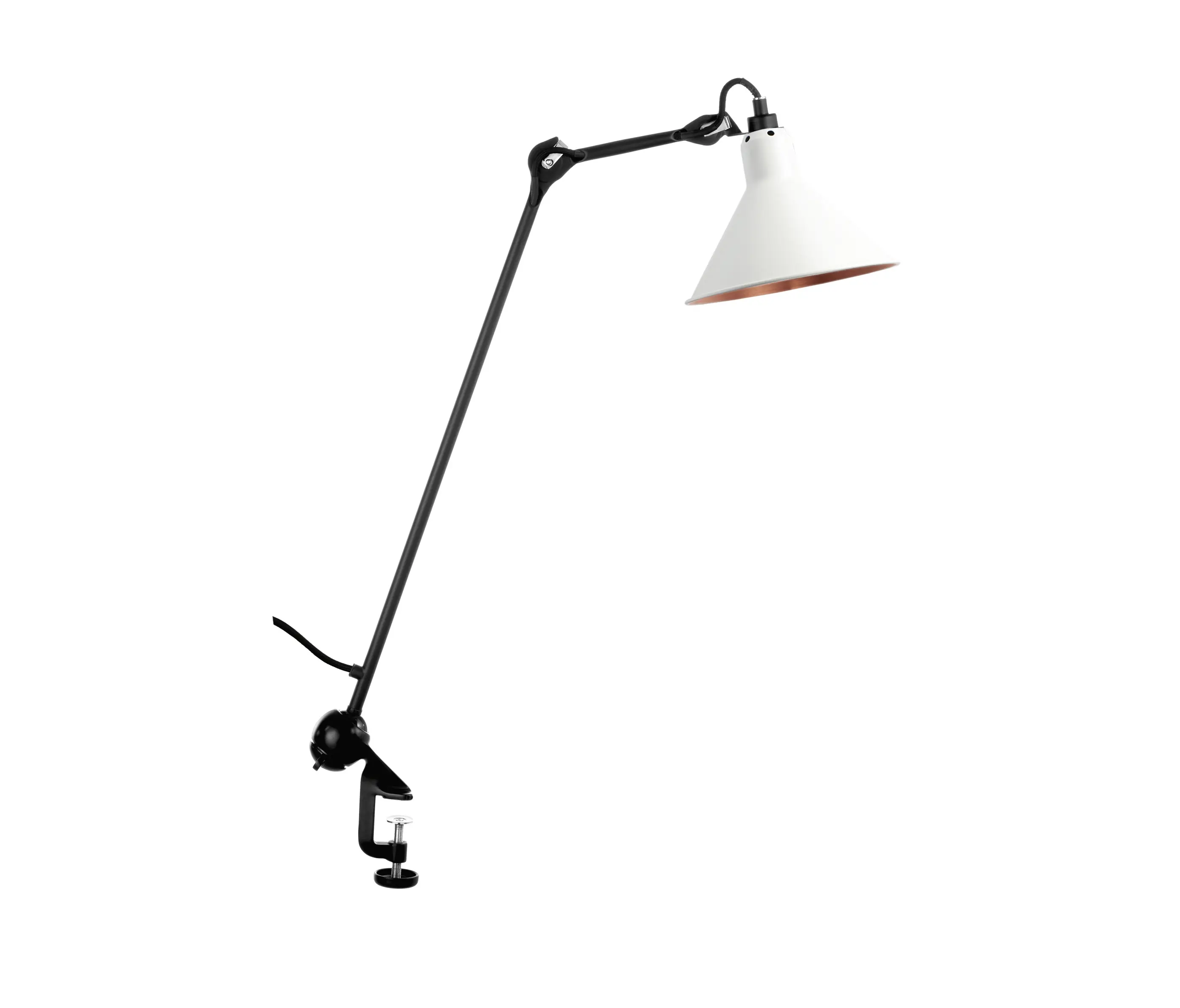DCW éditions - LAMPE GRAS - N°201 white/copper