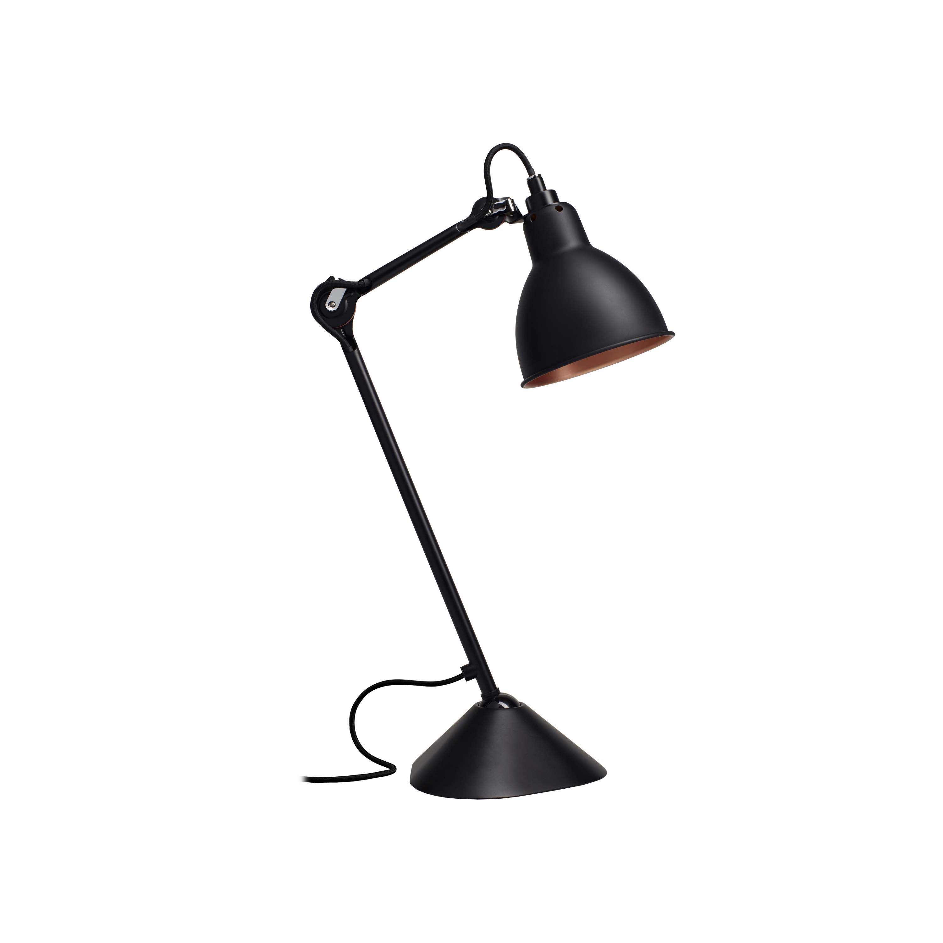 Vertoon produk LAMPE GRAS - N°205 black/copper van vervaardiger DCW éditions