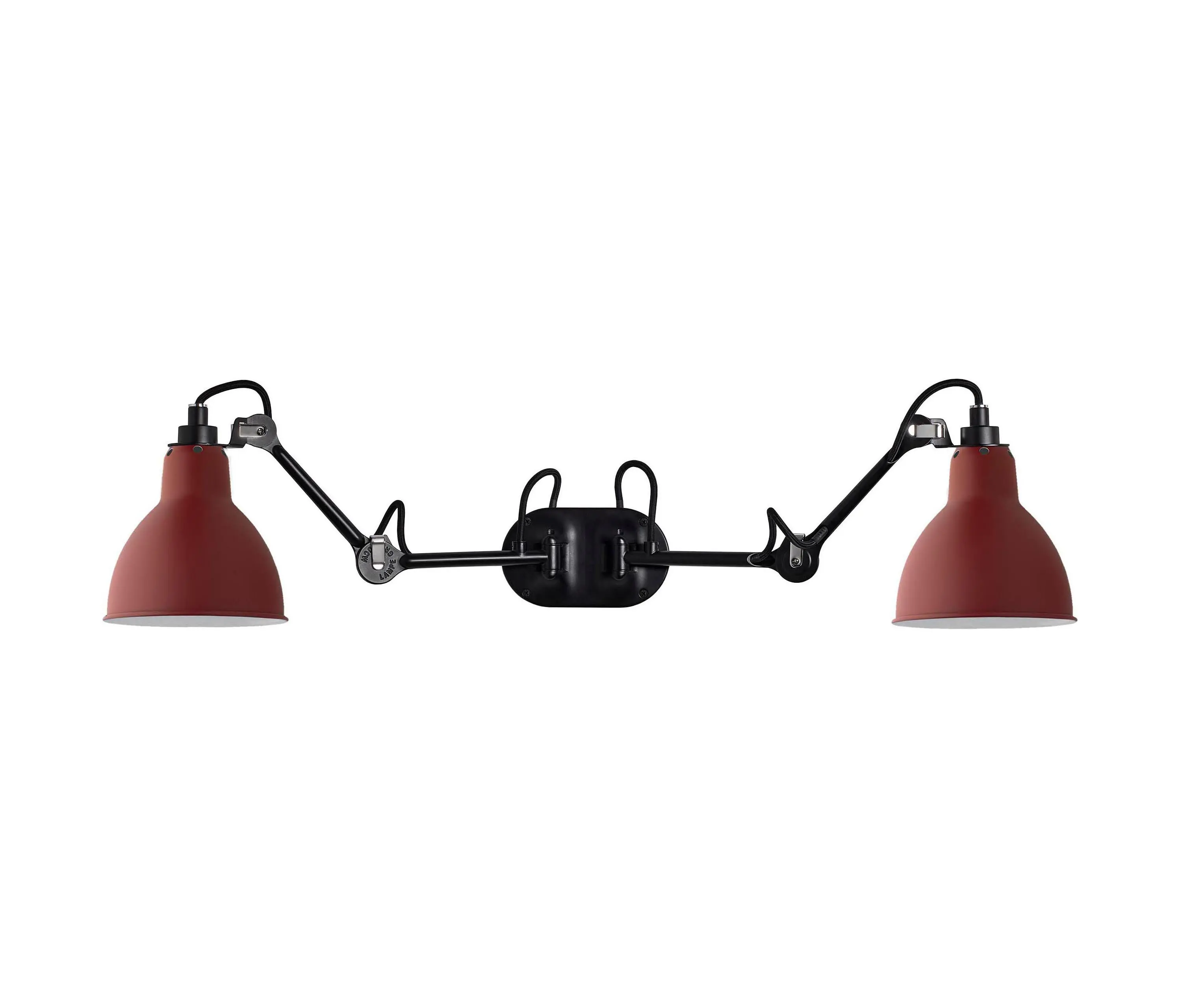 DCW éditions - LAMPE GRAS - N°204 DOUBLE red