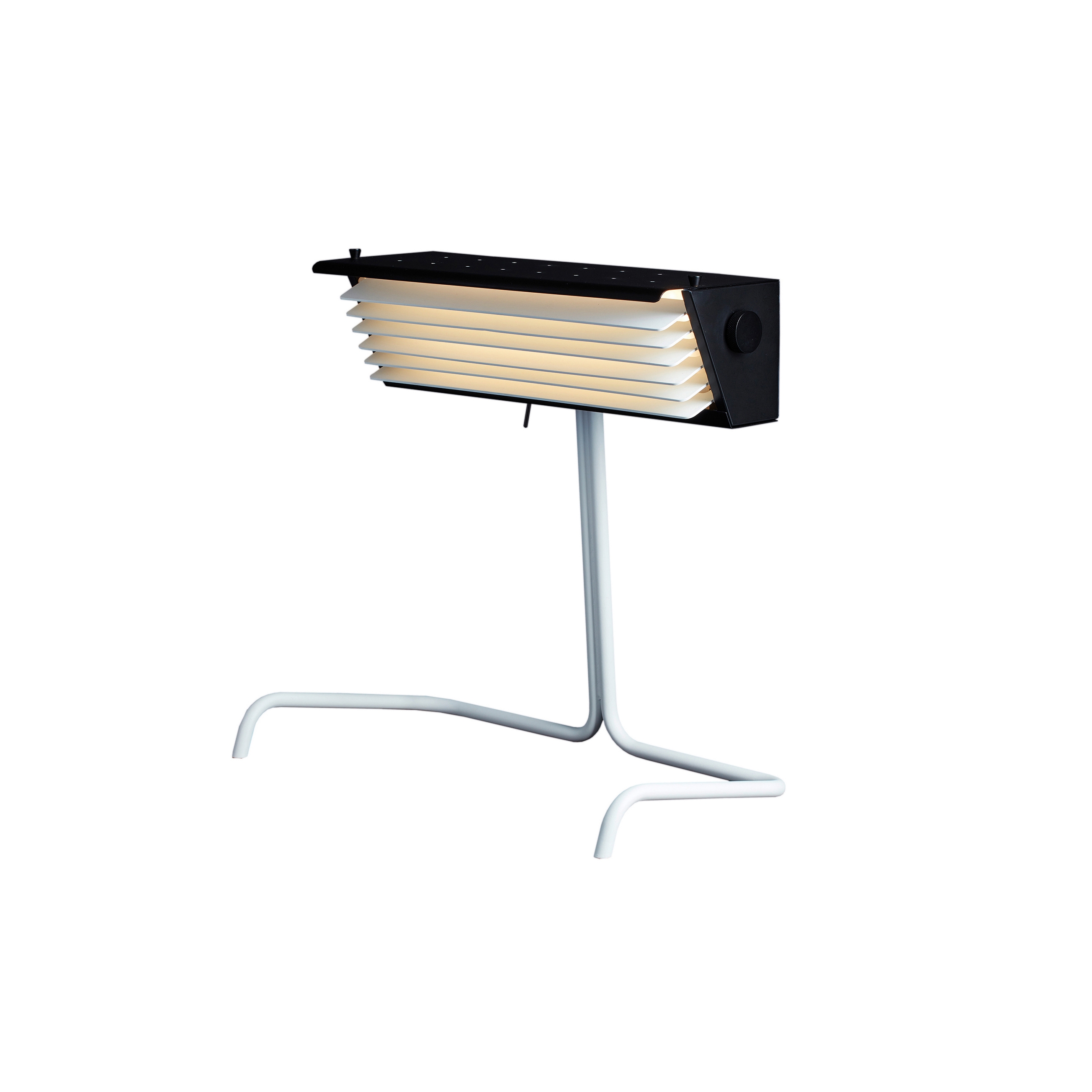 Display product BINY TABLE white & black from manufacturer DCW éditions