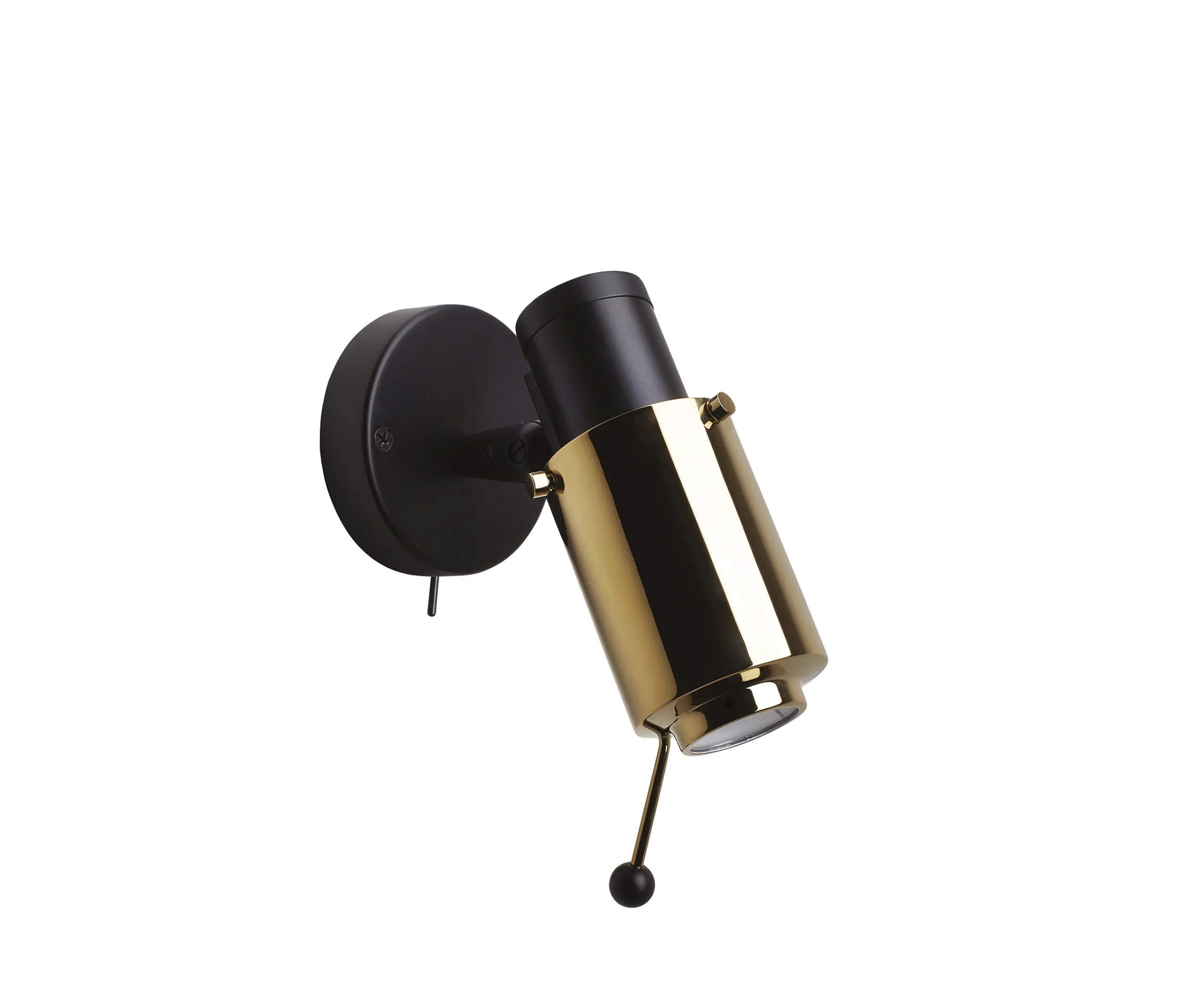 DCW éditions - BINY | SPOT - LED black/gold with switch