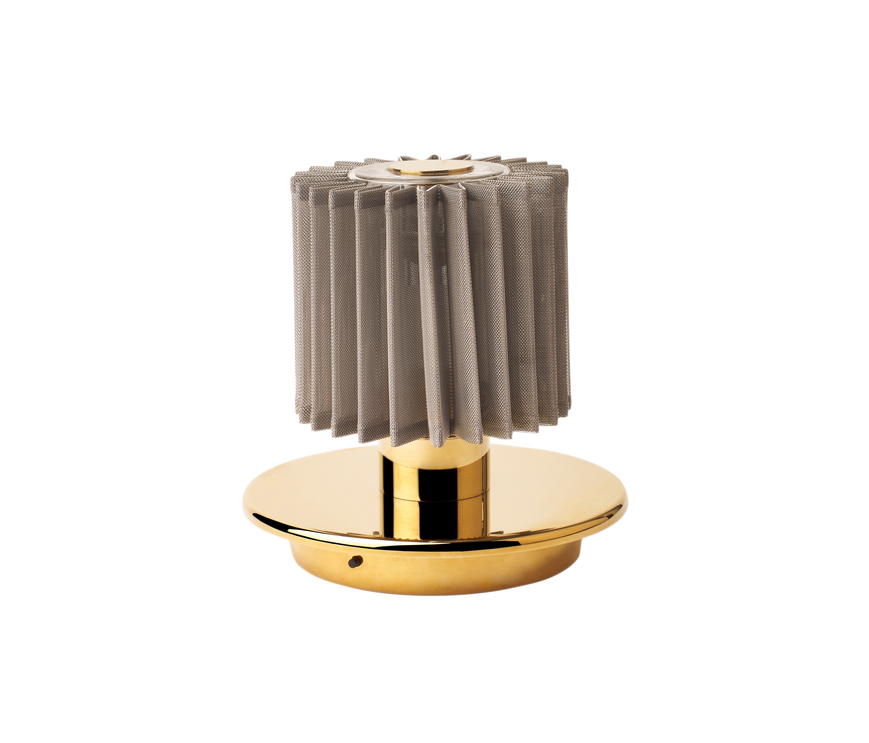 Display product ITS TABLE 130 | gold - silver from manufacturer DCW éditions