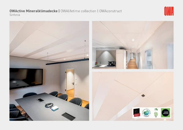 Image d’aperçu du fichier OWActive Mineralklimadecke | OWAlifetime collection | OWAconstruct Sinfonia