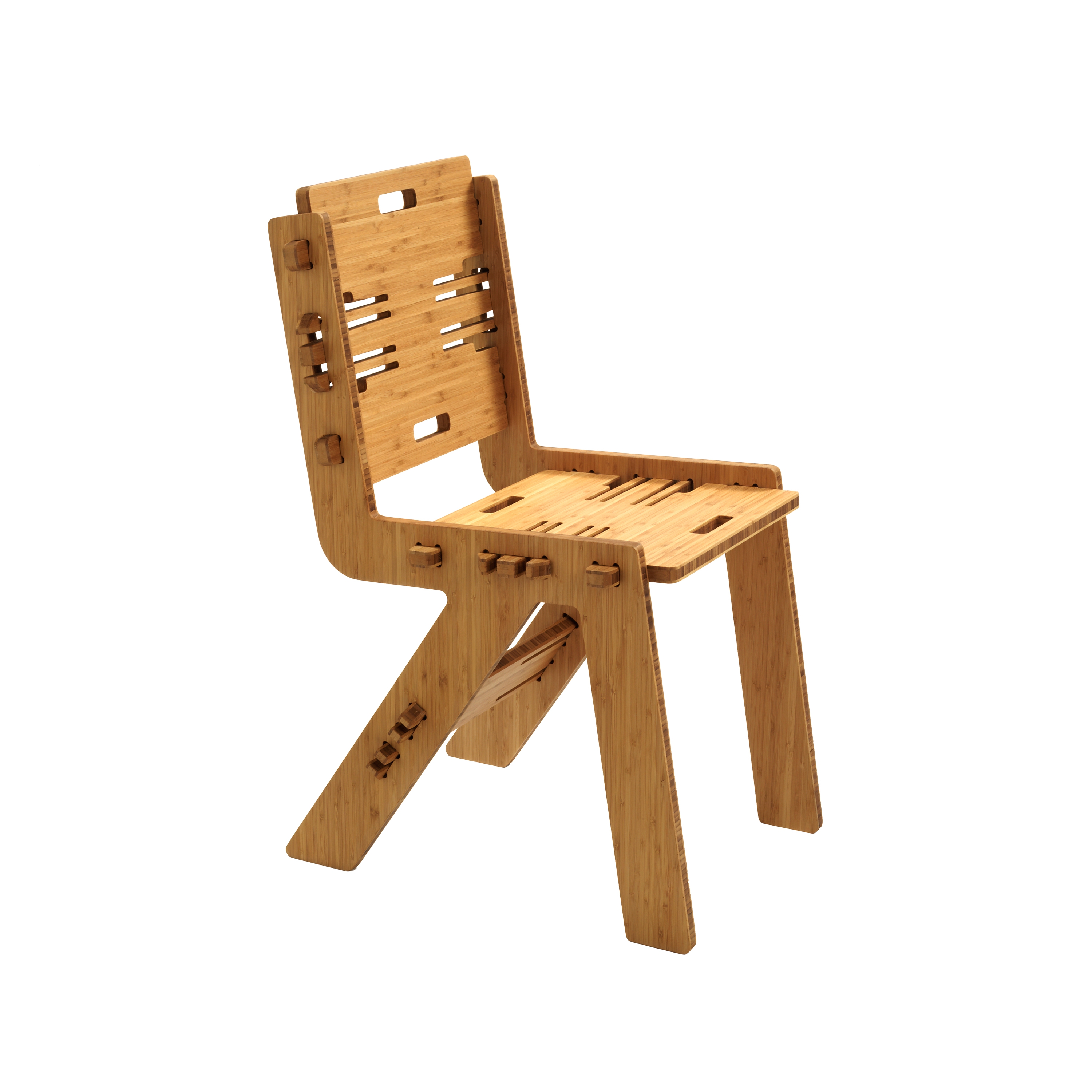 Display product CLICDINERCHAIR bamboo from manufacturer PeLiDesign