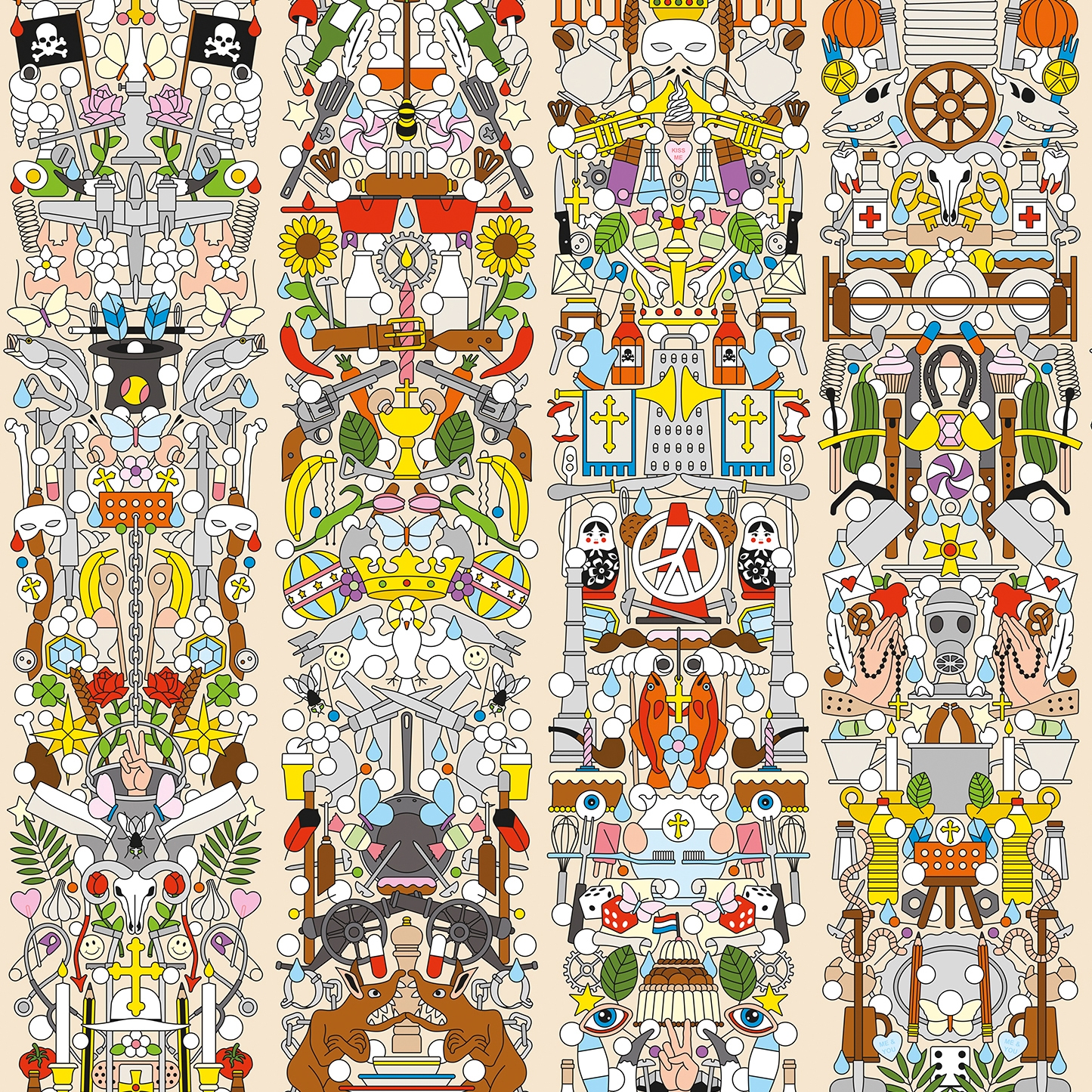 Archives Wallpaper ARC-04 Alt Deutsch