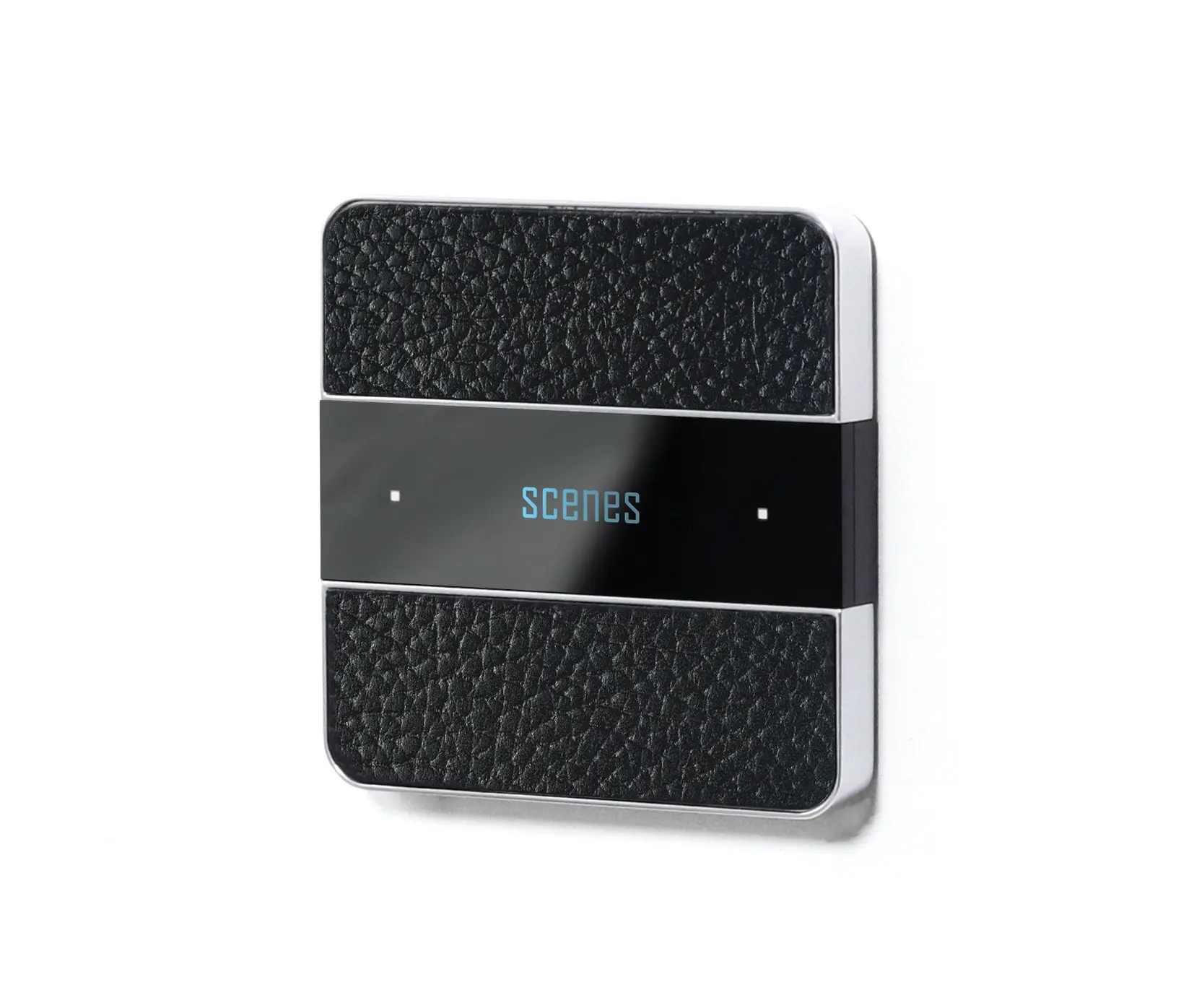 Basalte - Deseo intelligenter Thermostat - Leder schwarz