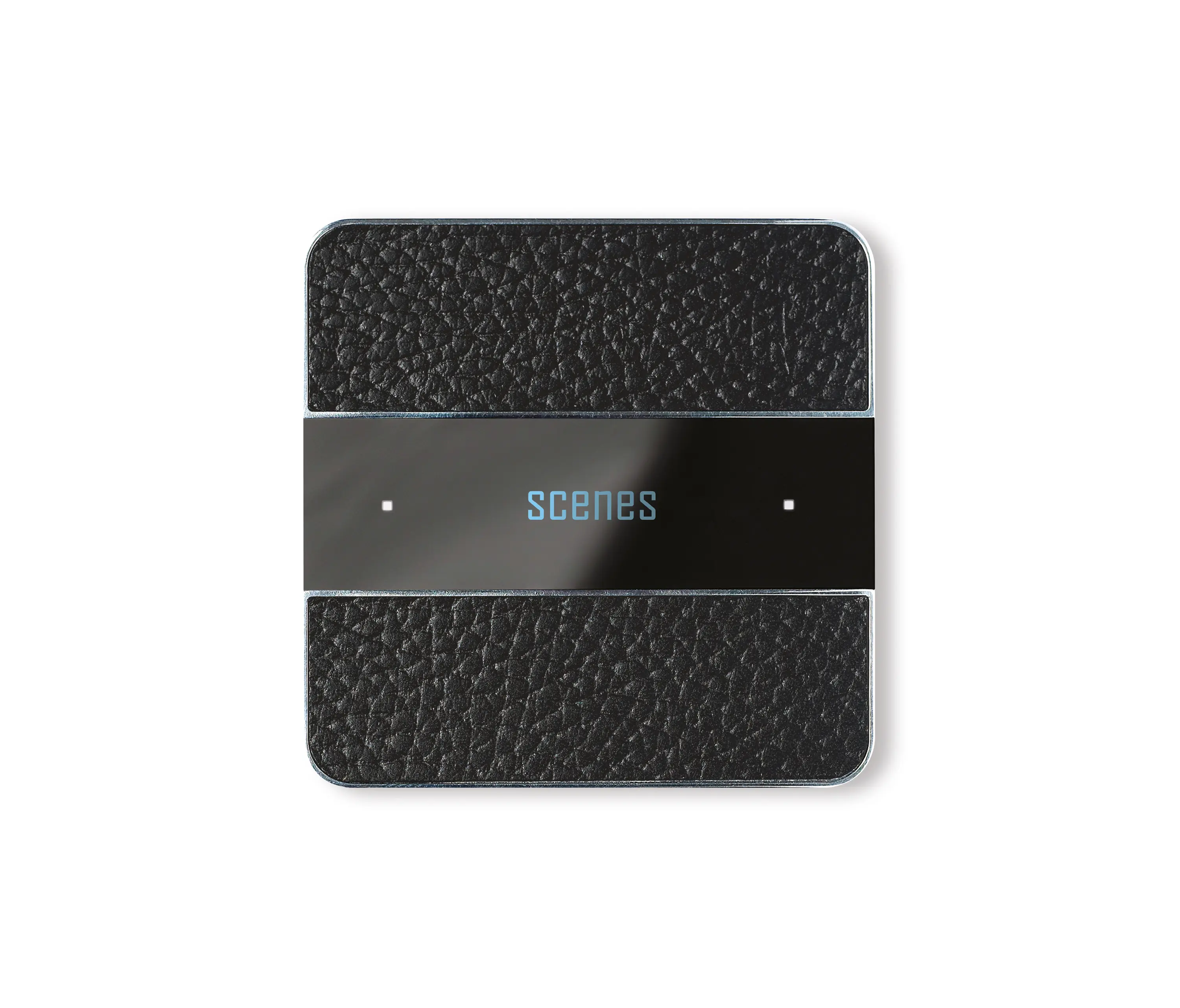 Basalte - Deseo intelligenter Thermostat - Leder schwarz