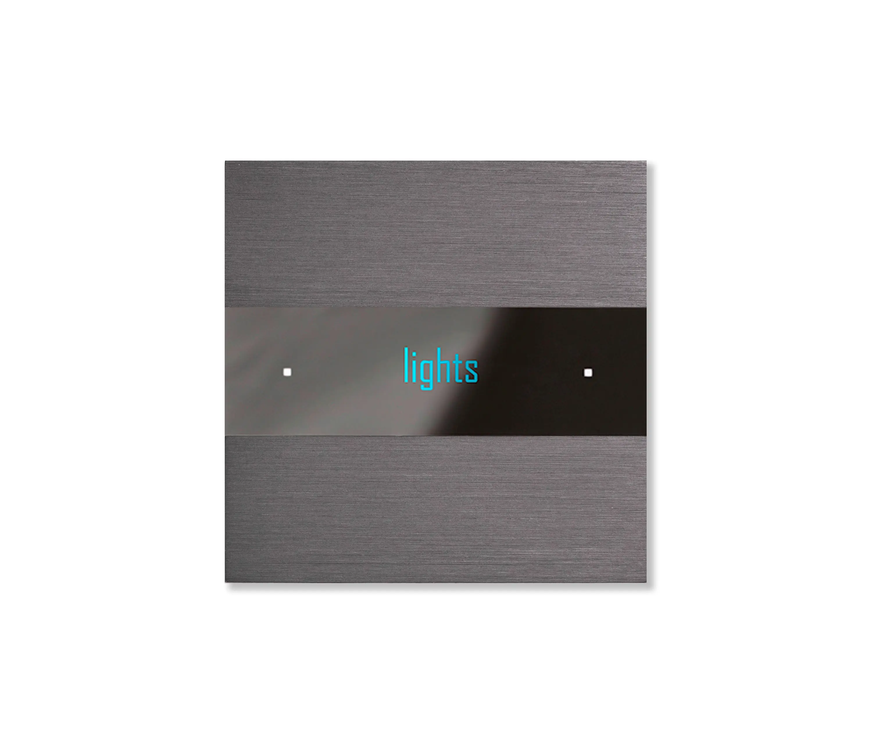 Basalte - Deseo intelligent thermostat - brushed volcanic grey