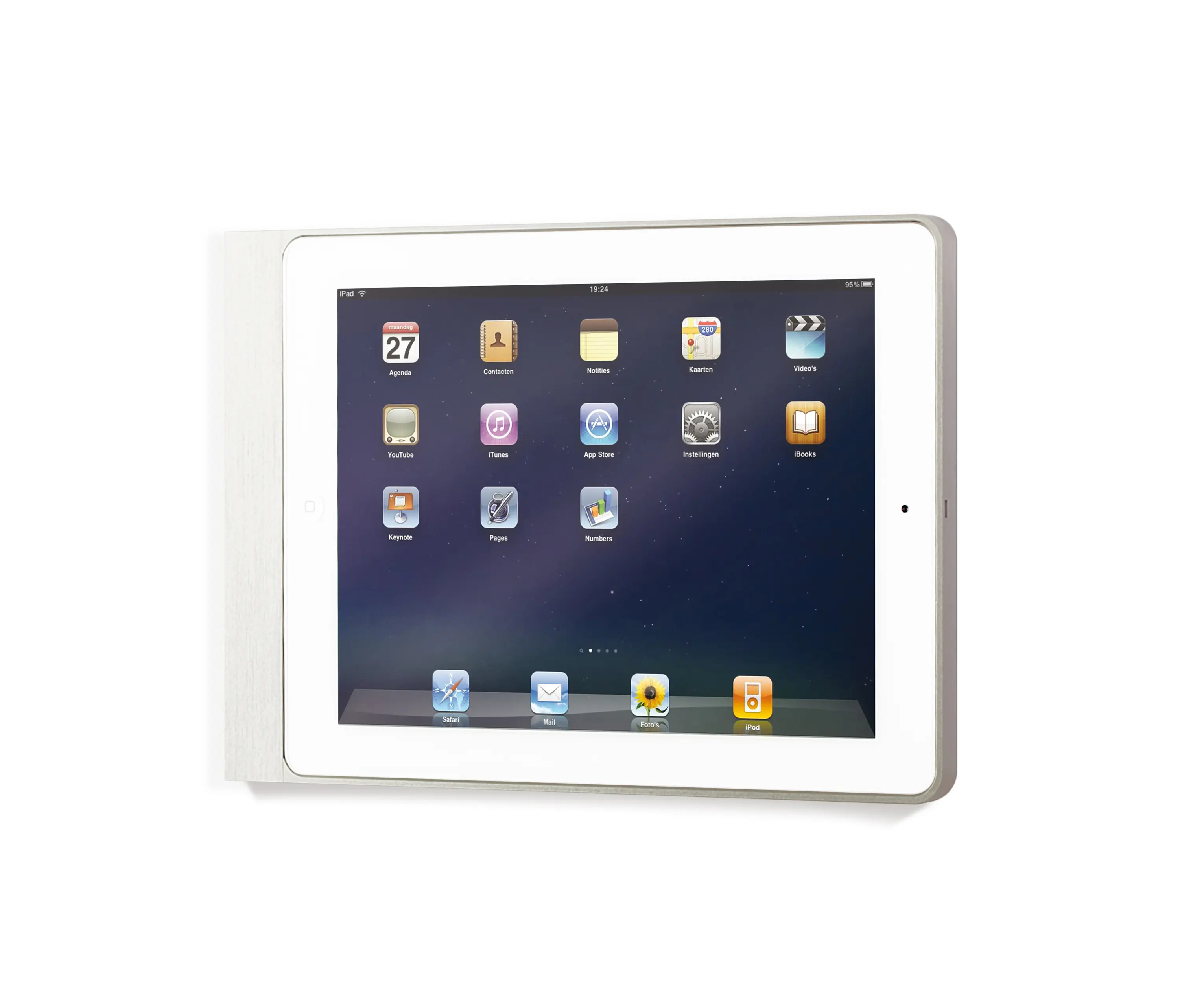 Basalte - Eve brushed aluminium square
