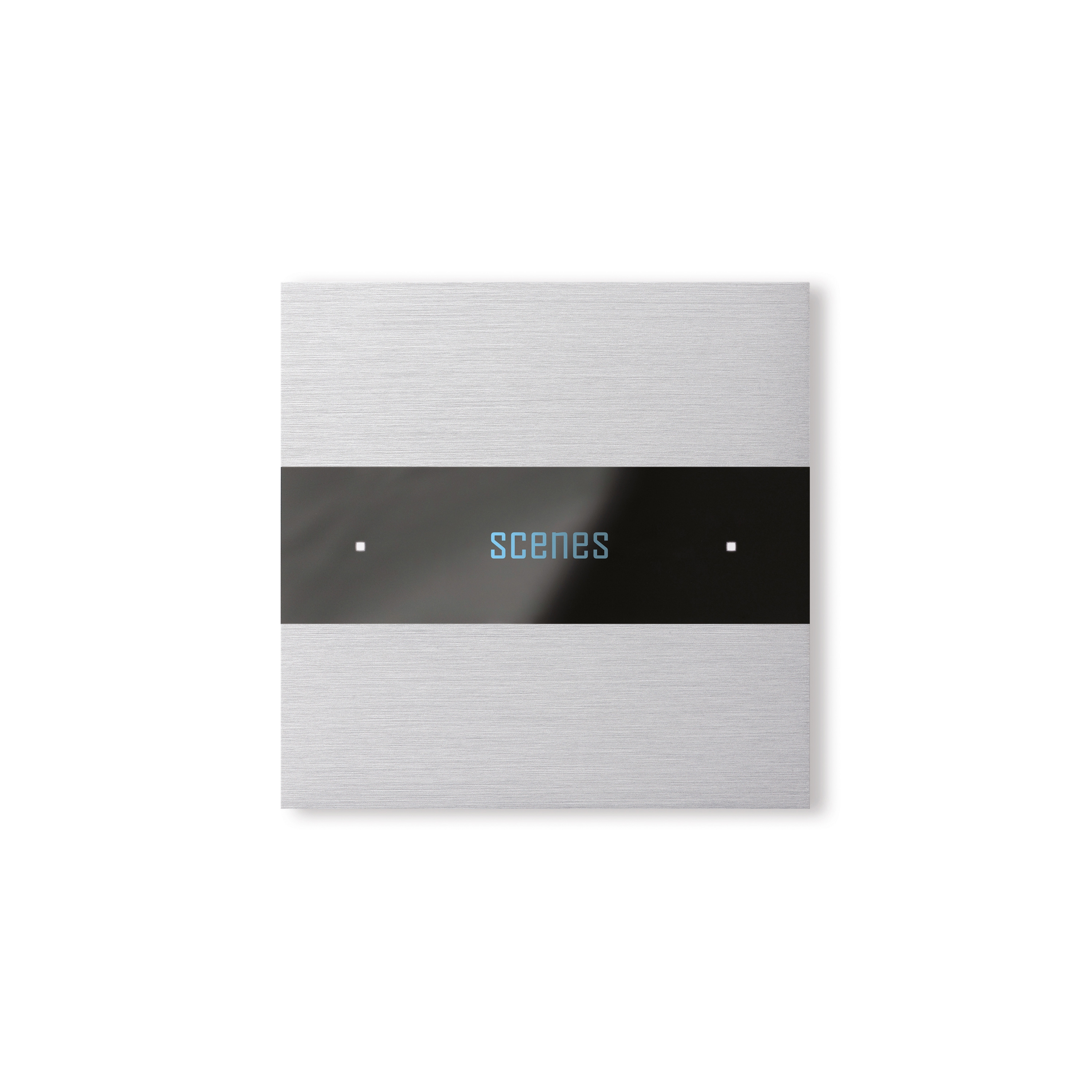 Display product Deseo intelligent thermostat - brushed aluminium from manufacturer Basalte