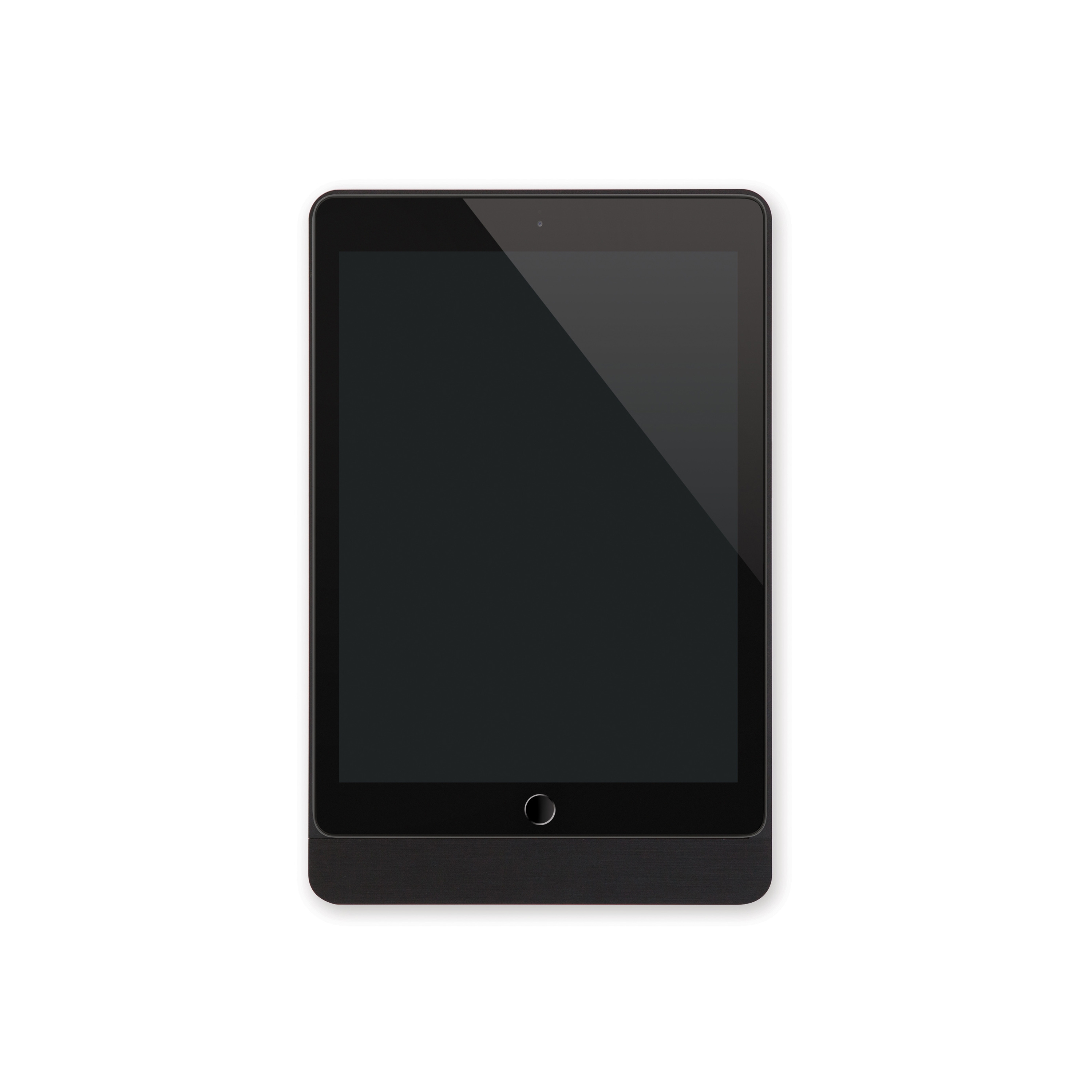Display product Eve wall mount for iPad - brushed black from manufacturer Basalte