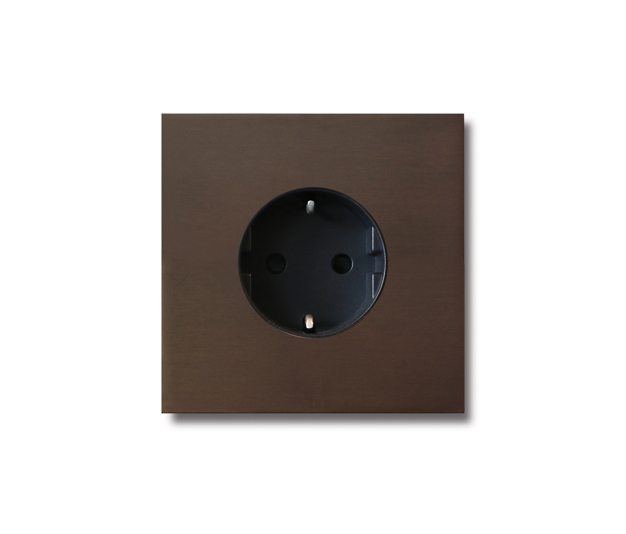 Mostra il prodotto Power outlet - bronze - 1-gang del produttore Basalte