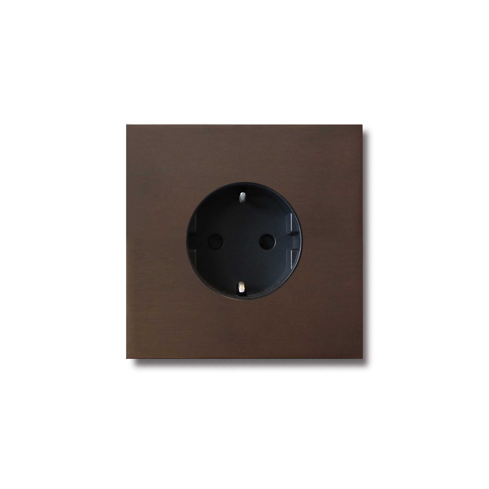 Display product Power outlet - bronze - 1-gang from manufacturer Basalte