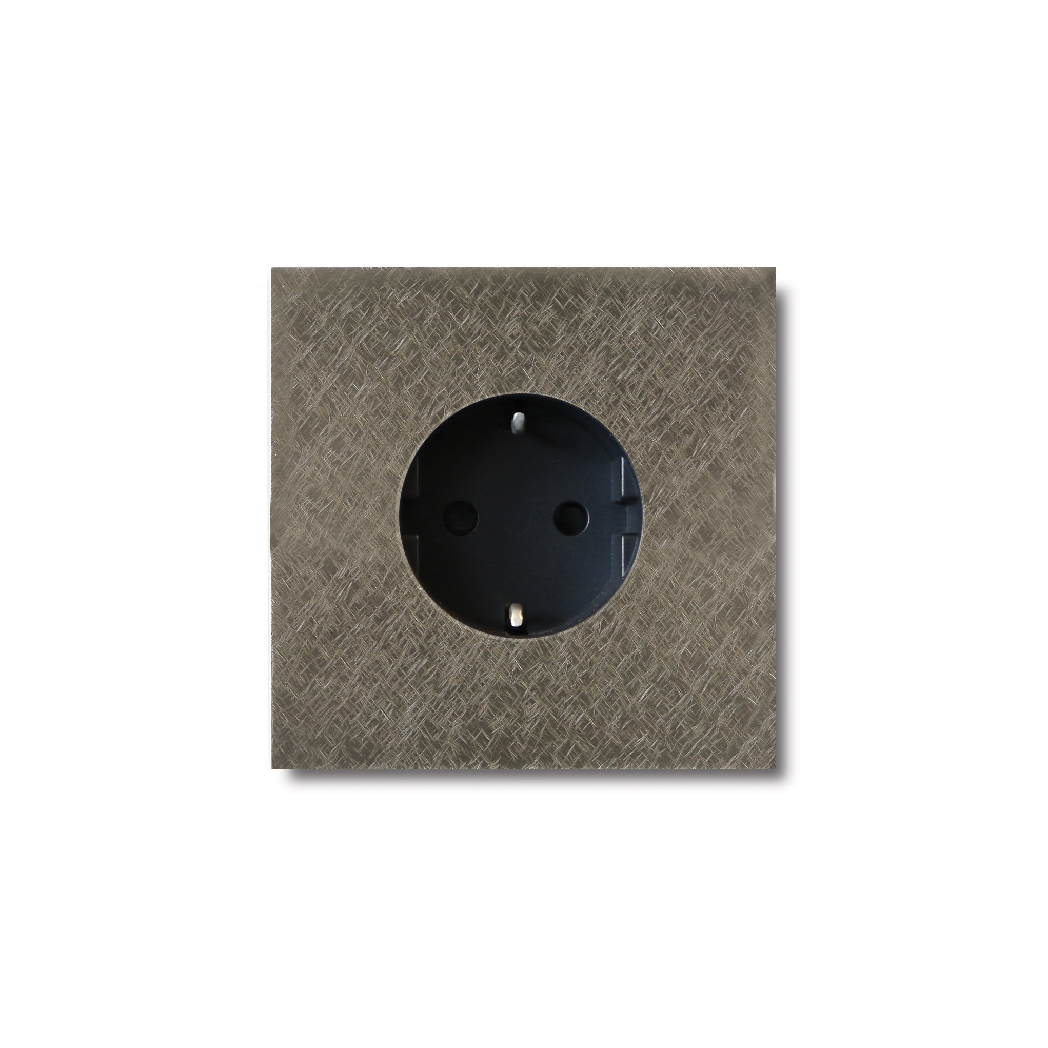 Power-Anschluss - fer forgé grey - 1-fach