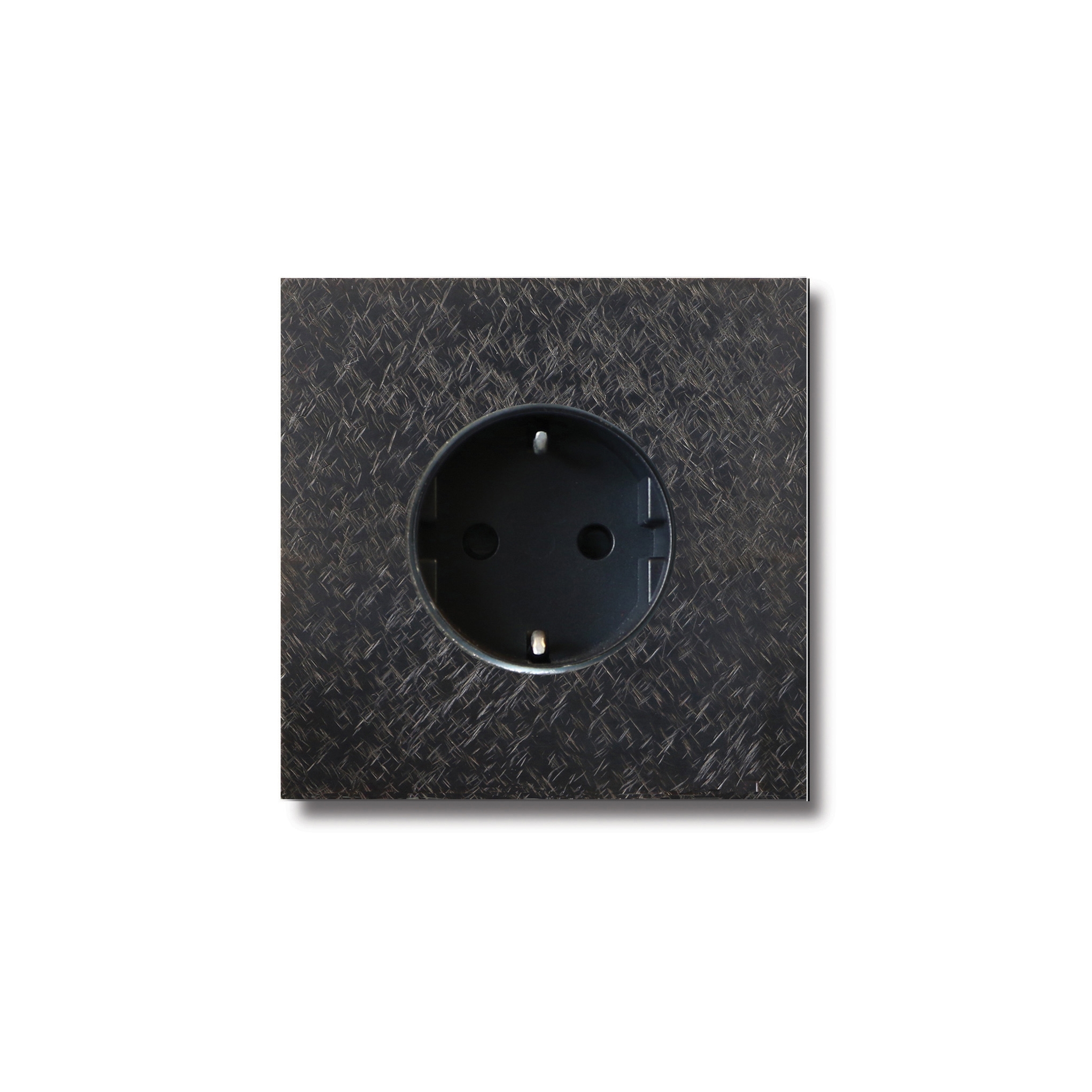 Mostra il prodotto Power outlet - fer forgé gunmetal - 1-gang del produttore Basalte