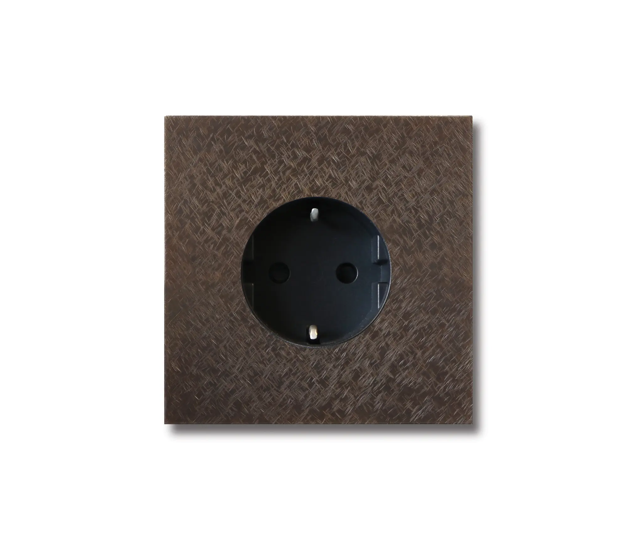 Basalte - Power-Anschluss - fer forgé bronze - 1-fach