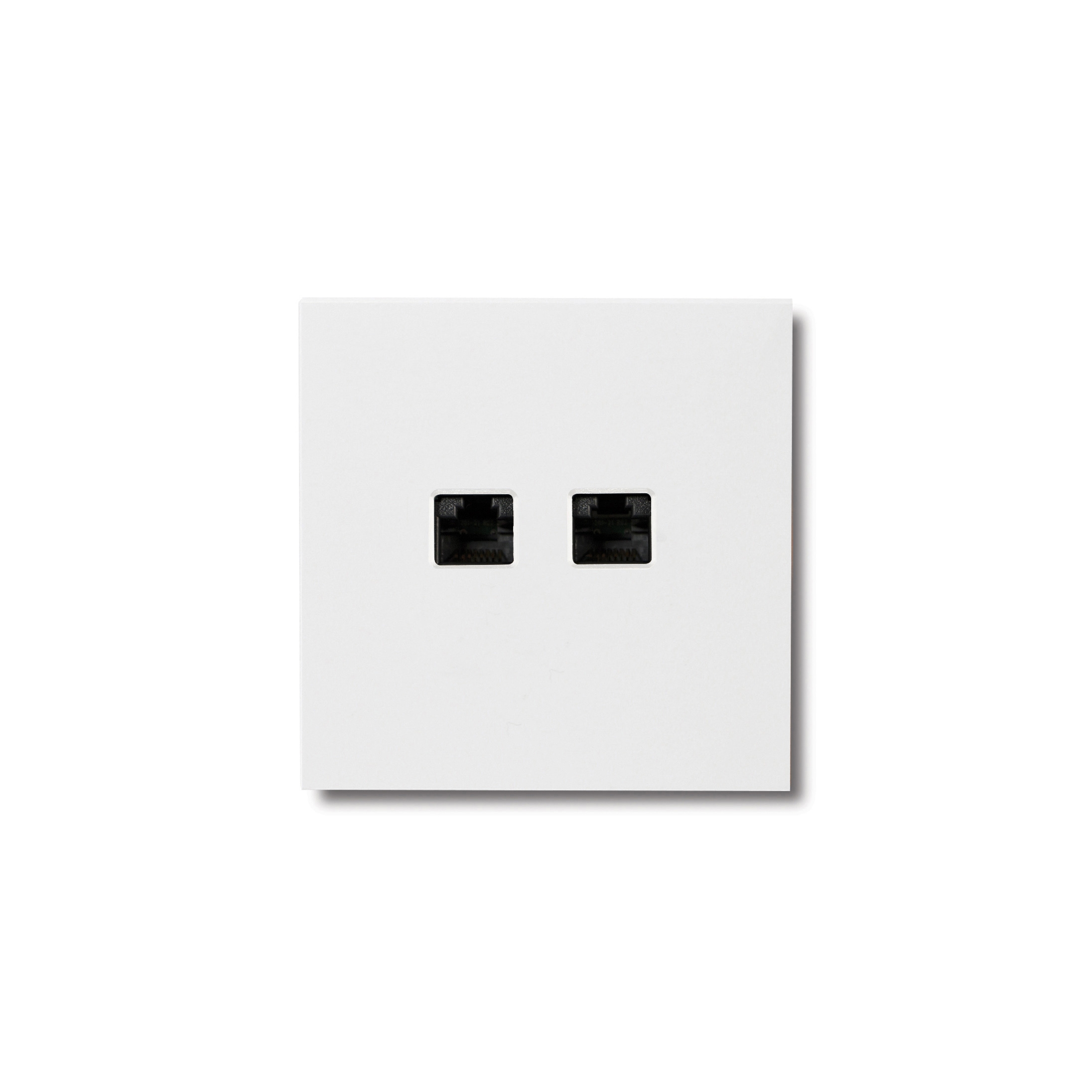 Mostrar el producto RJ45 outlet - satin white del fabricante Basalte