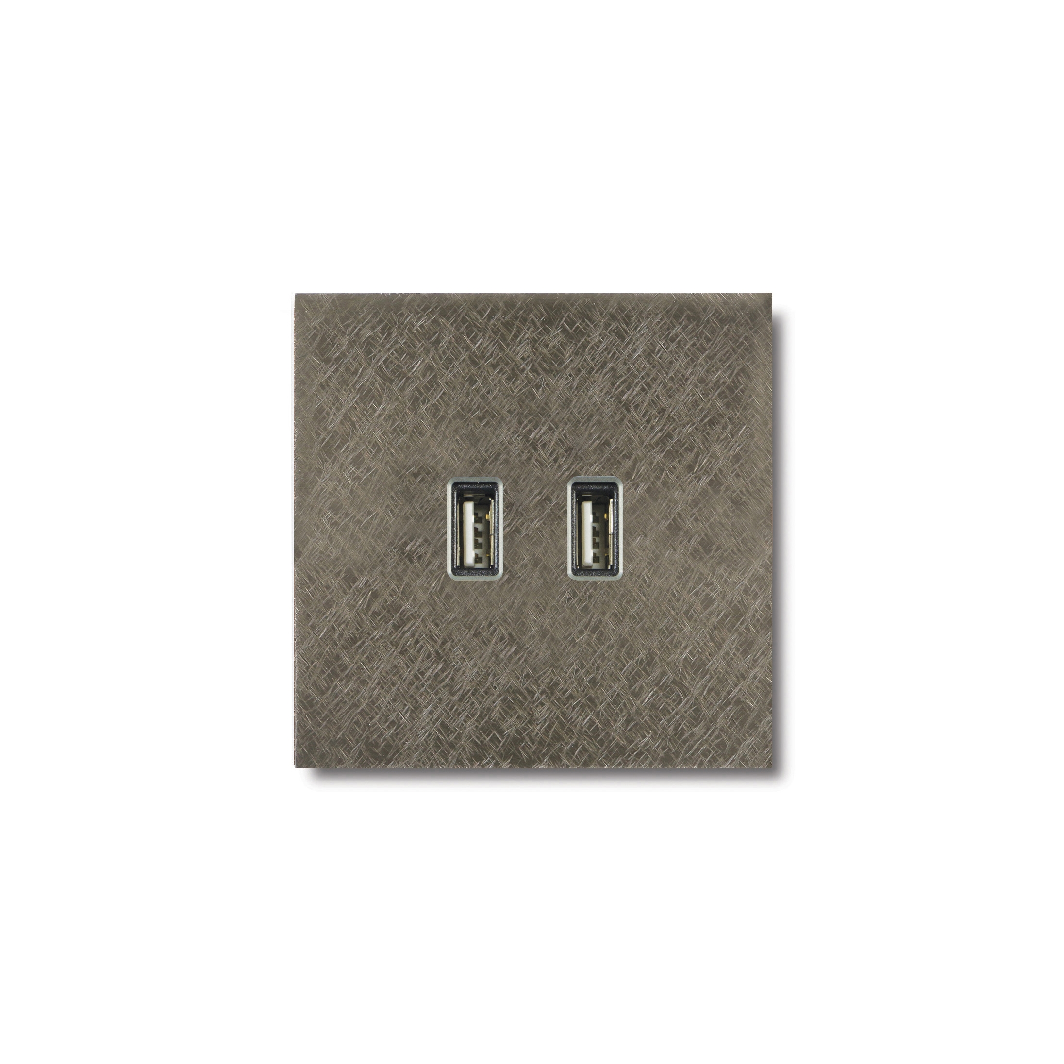 USB outlet - fer forgé grey
