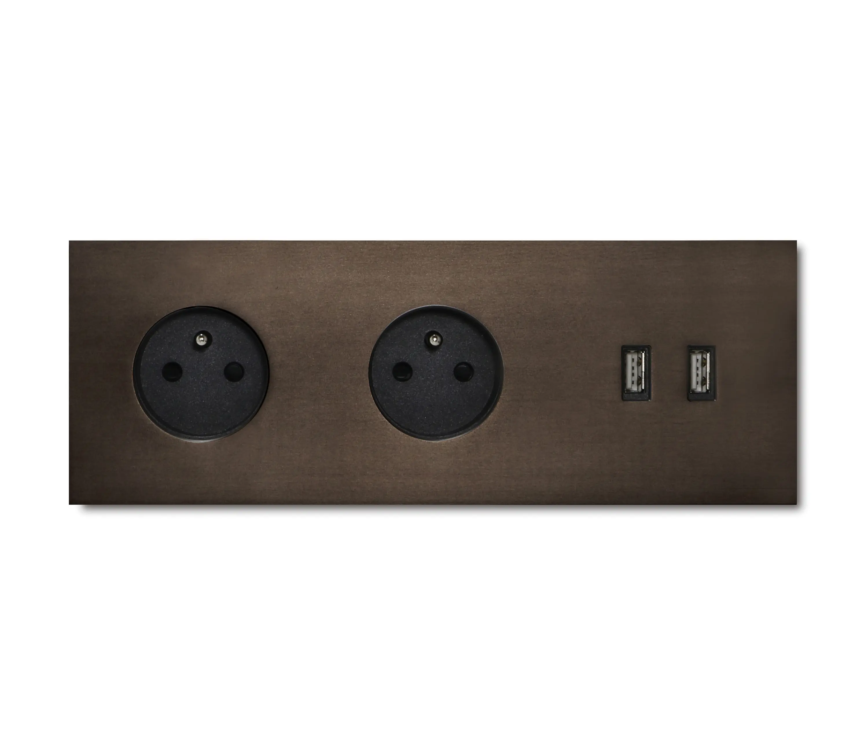 Basalte - Power USB-Anschluss - bronze - 3 fach