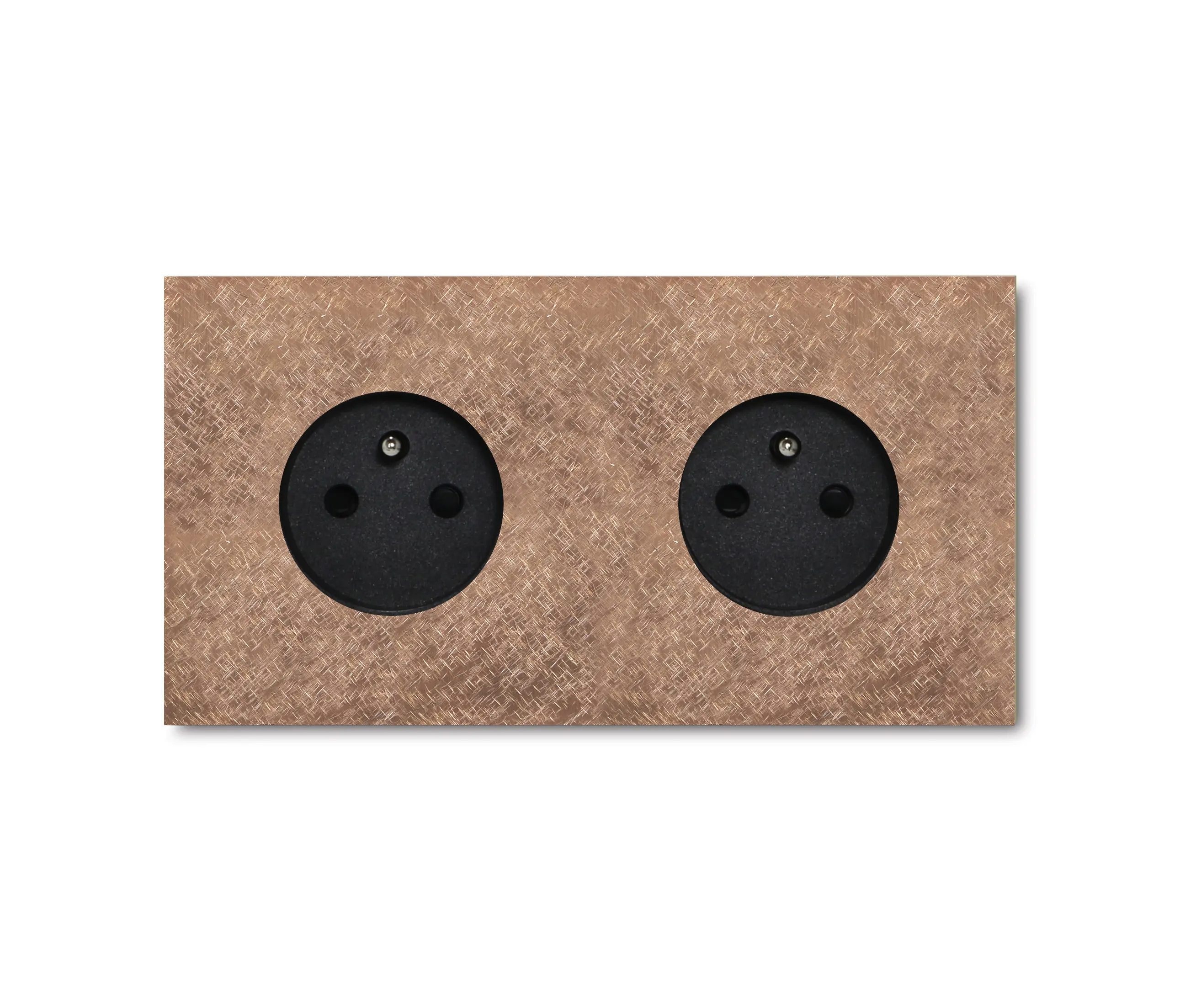 Basalte - Power-Anschluss - fer forgé rosé - 2-fach