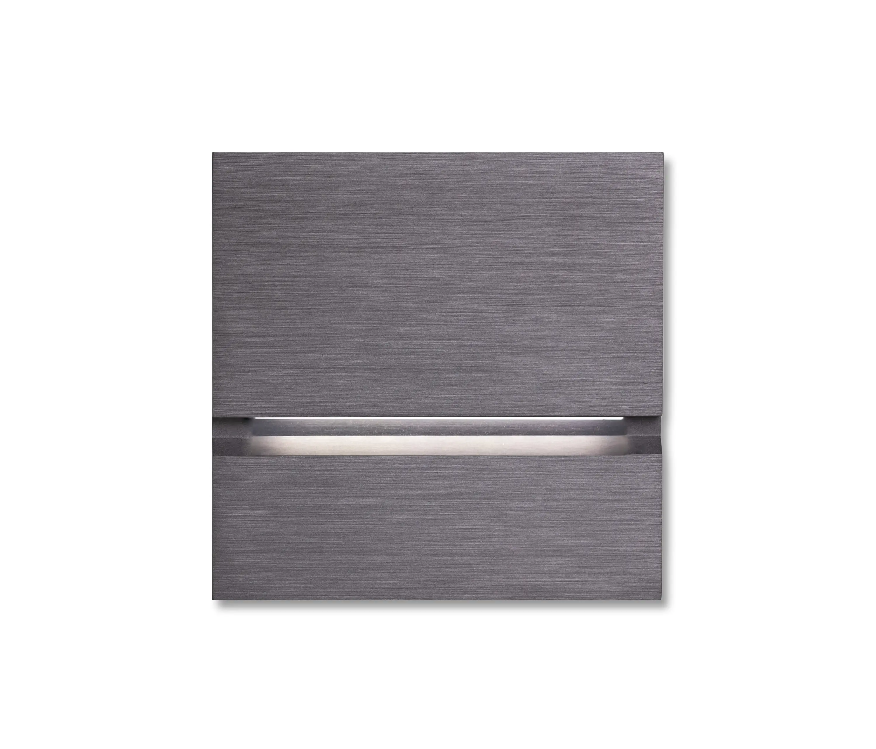 Basalte - Via walkway light - brushed volcanic grey
