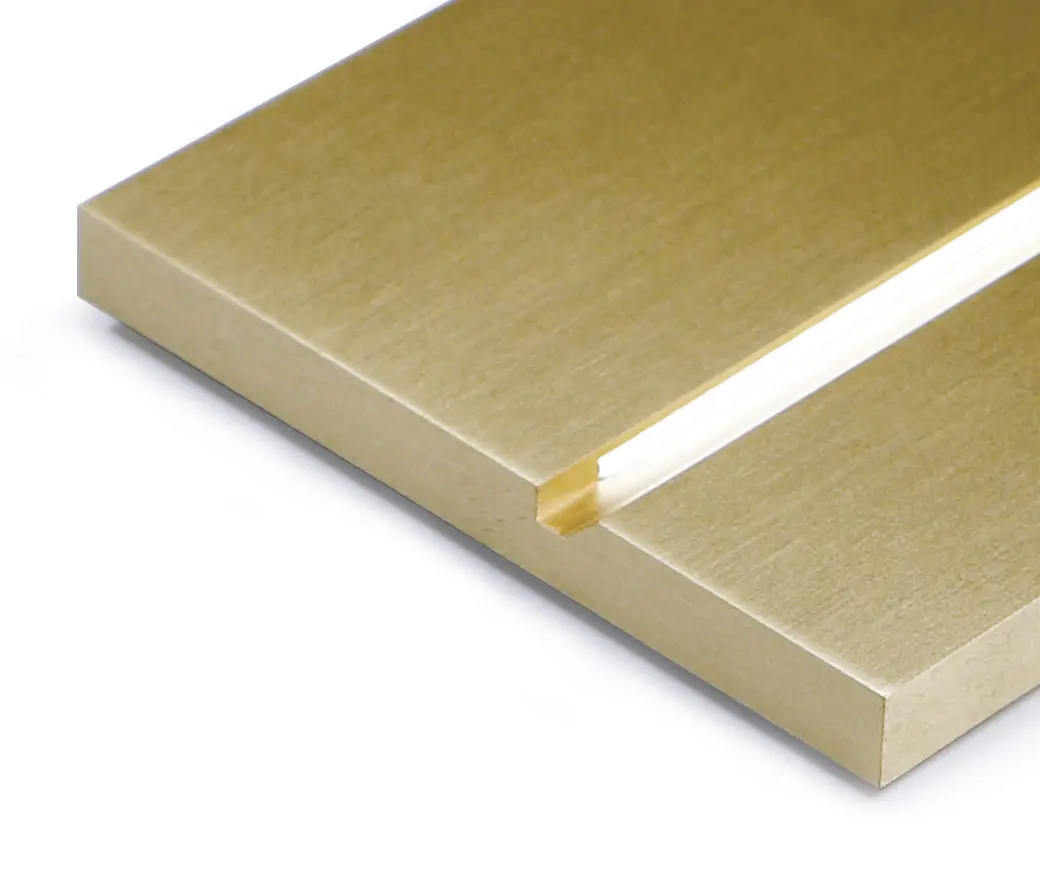 Basalte - Via walkway light - brushed brass