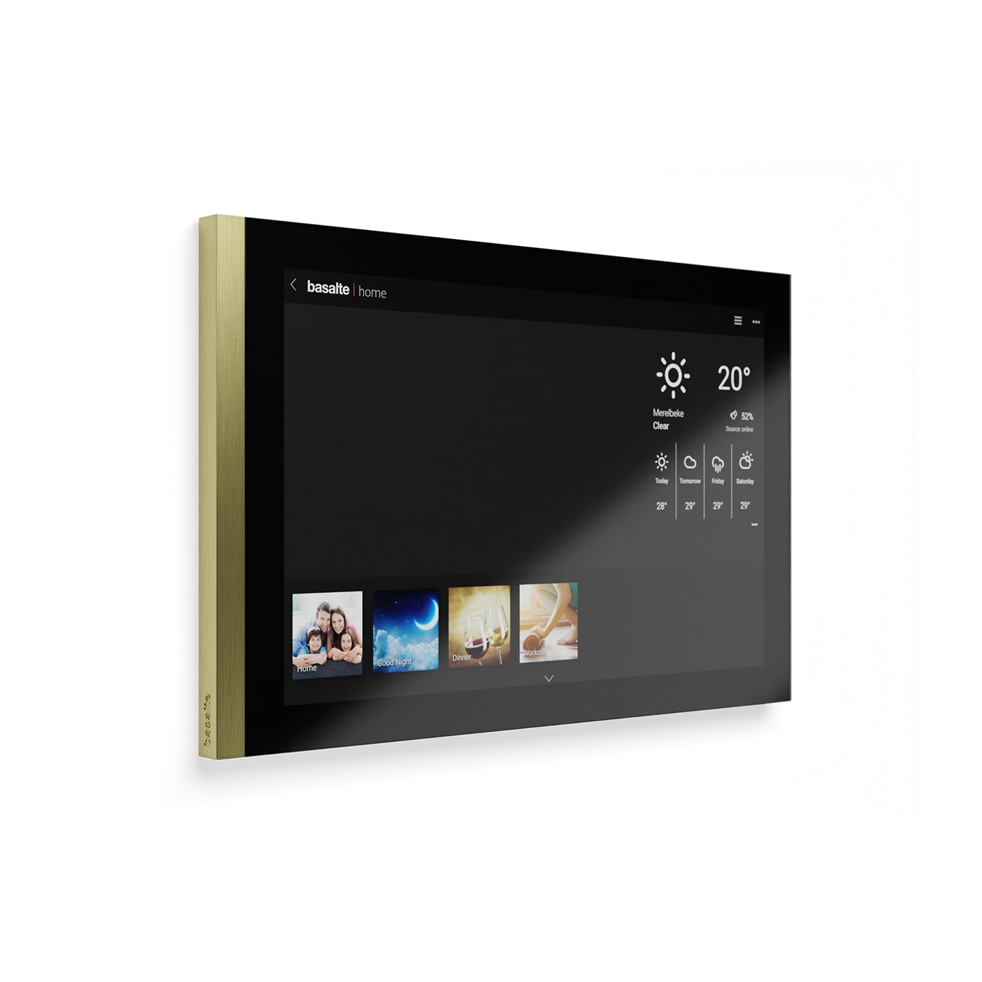 Lena - brushed brass