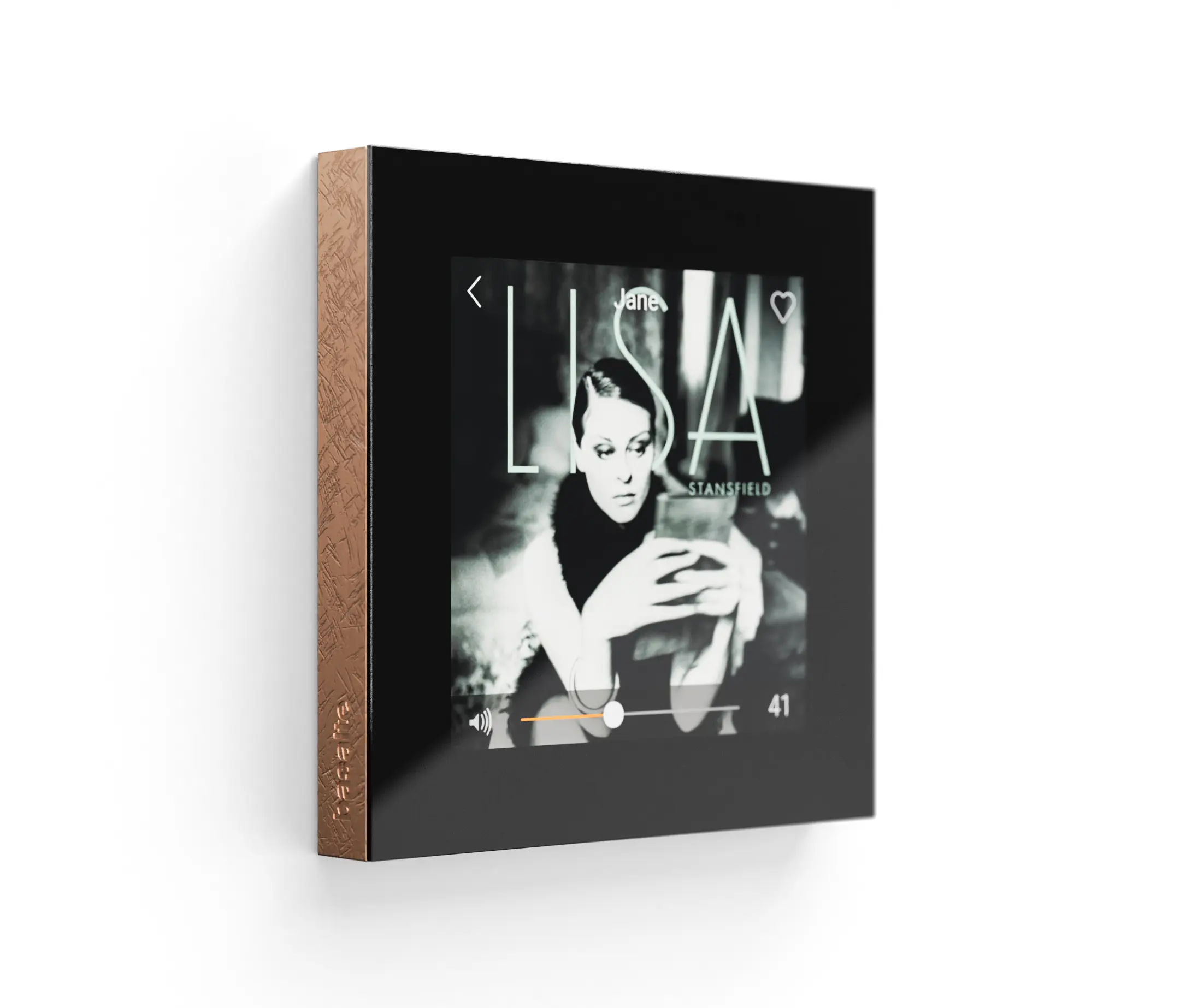 Basalte - Lisa - fer forgé rosé