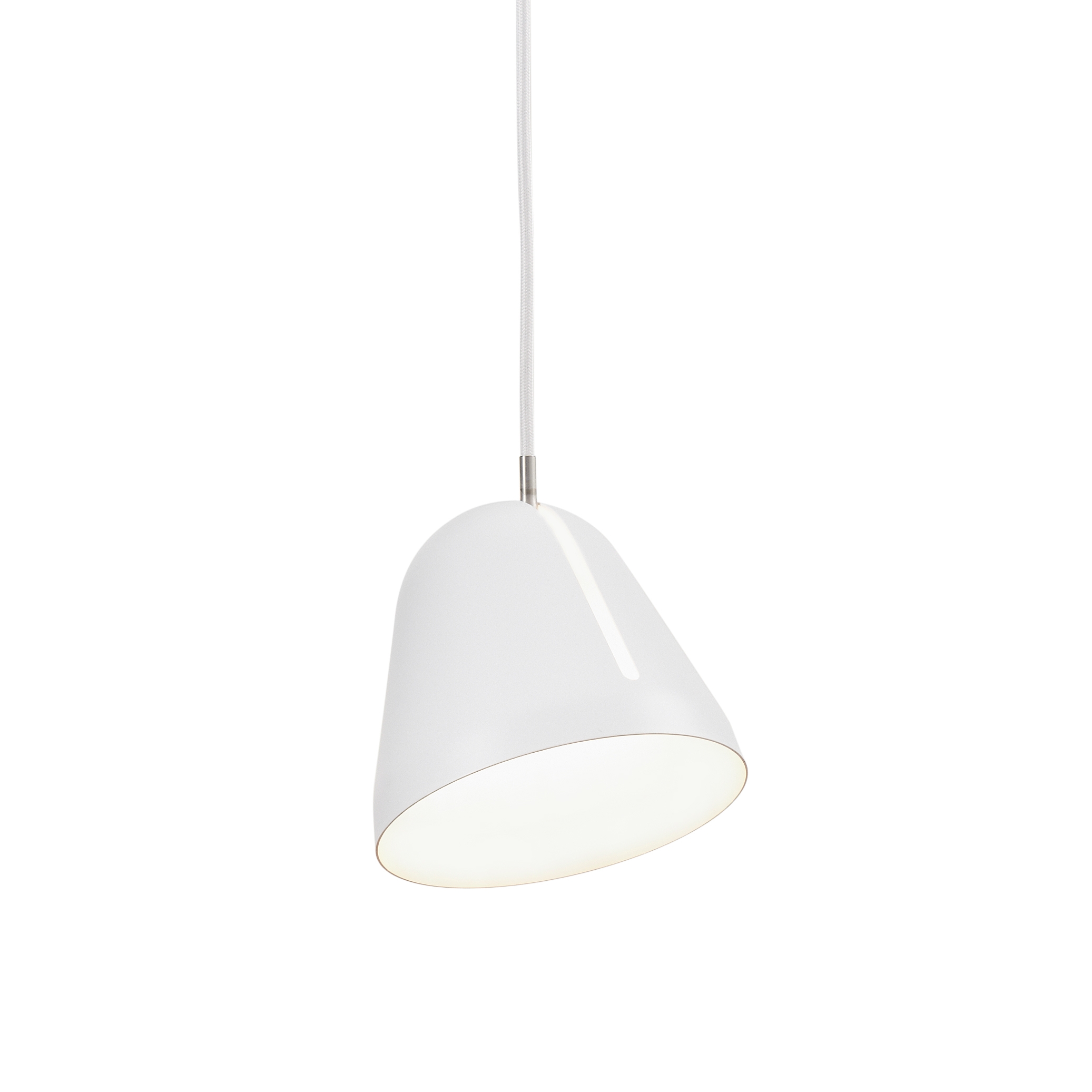 Tilt S pendant light white