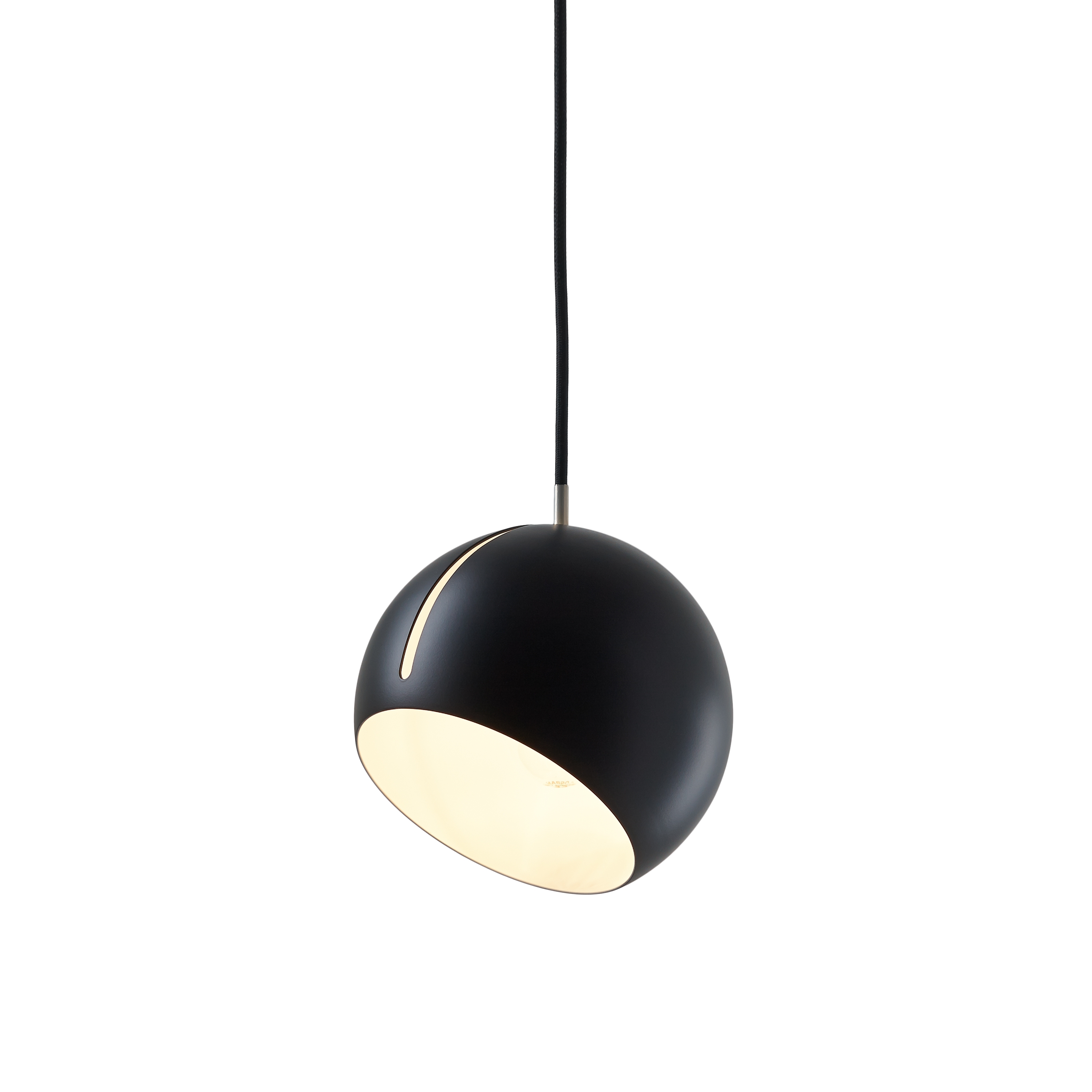 Tilt Globe Pendelleuchte schwarz