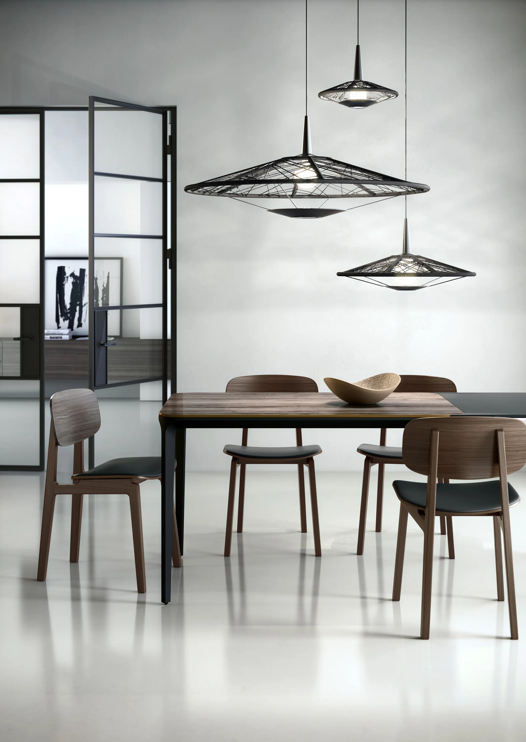 Forestier - Carpa | Floor Lamp | Black