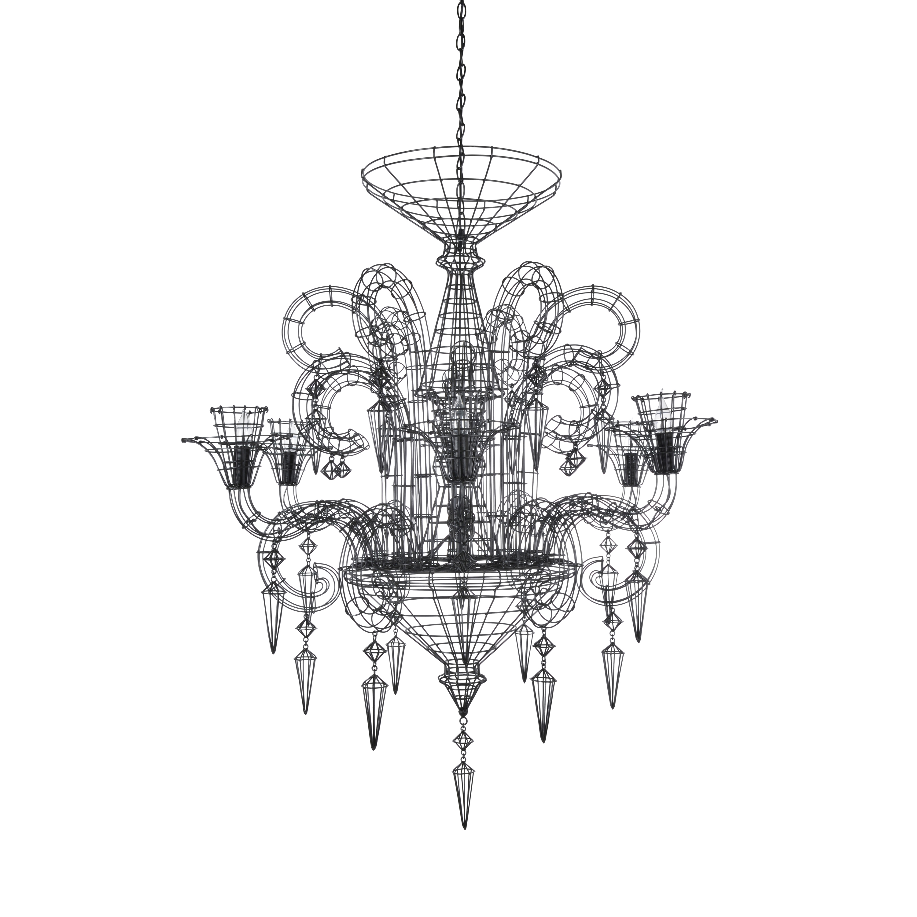 Angelus | Chandelier | Black