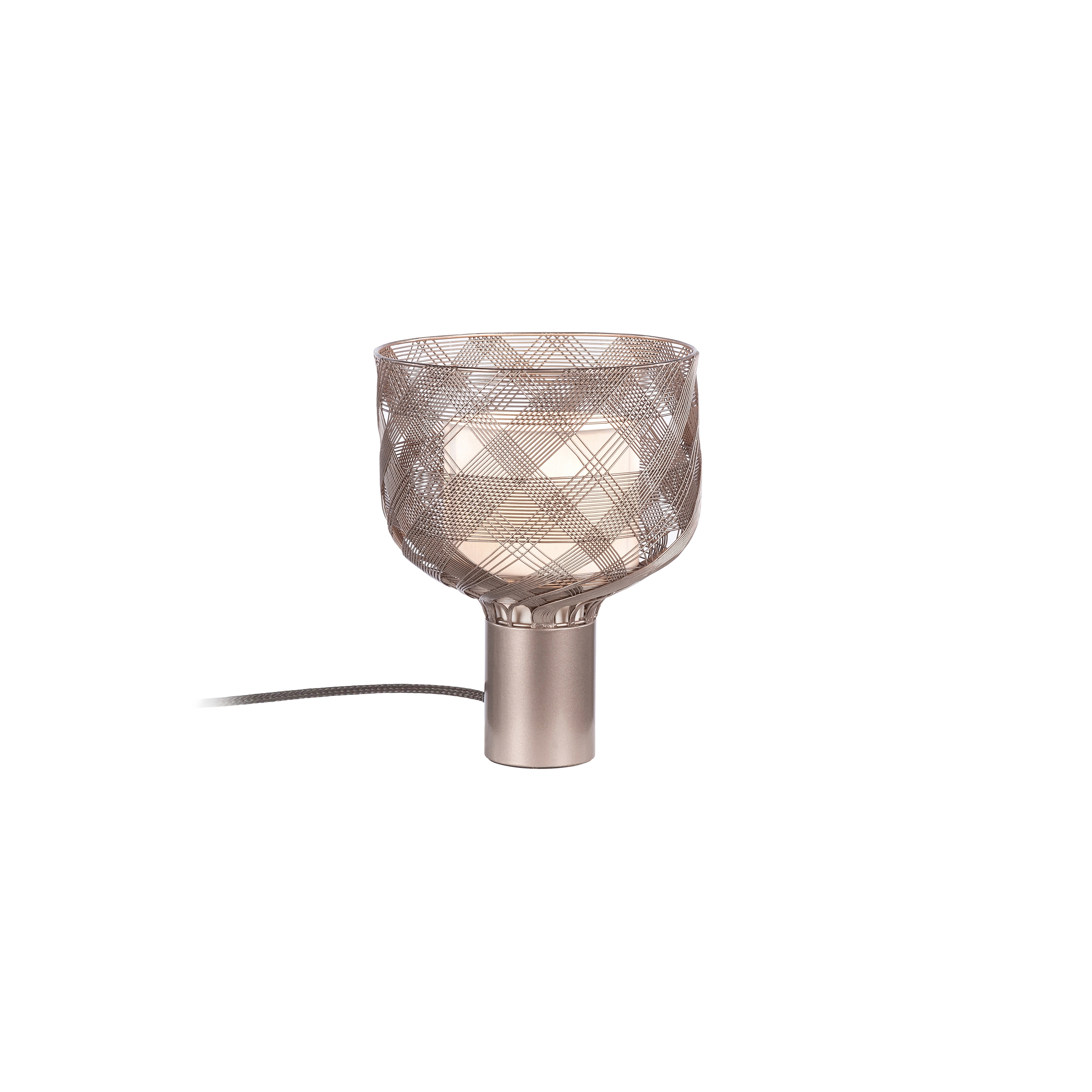 Display product Antenna | Table Lamp | S Metallic Taupe from manufacturer Forestier