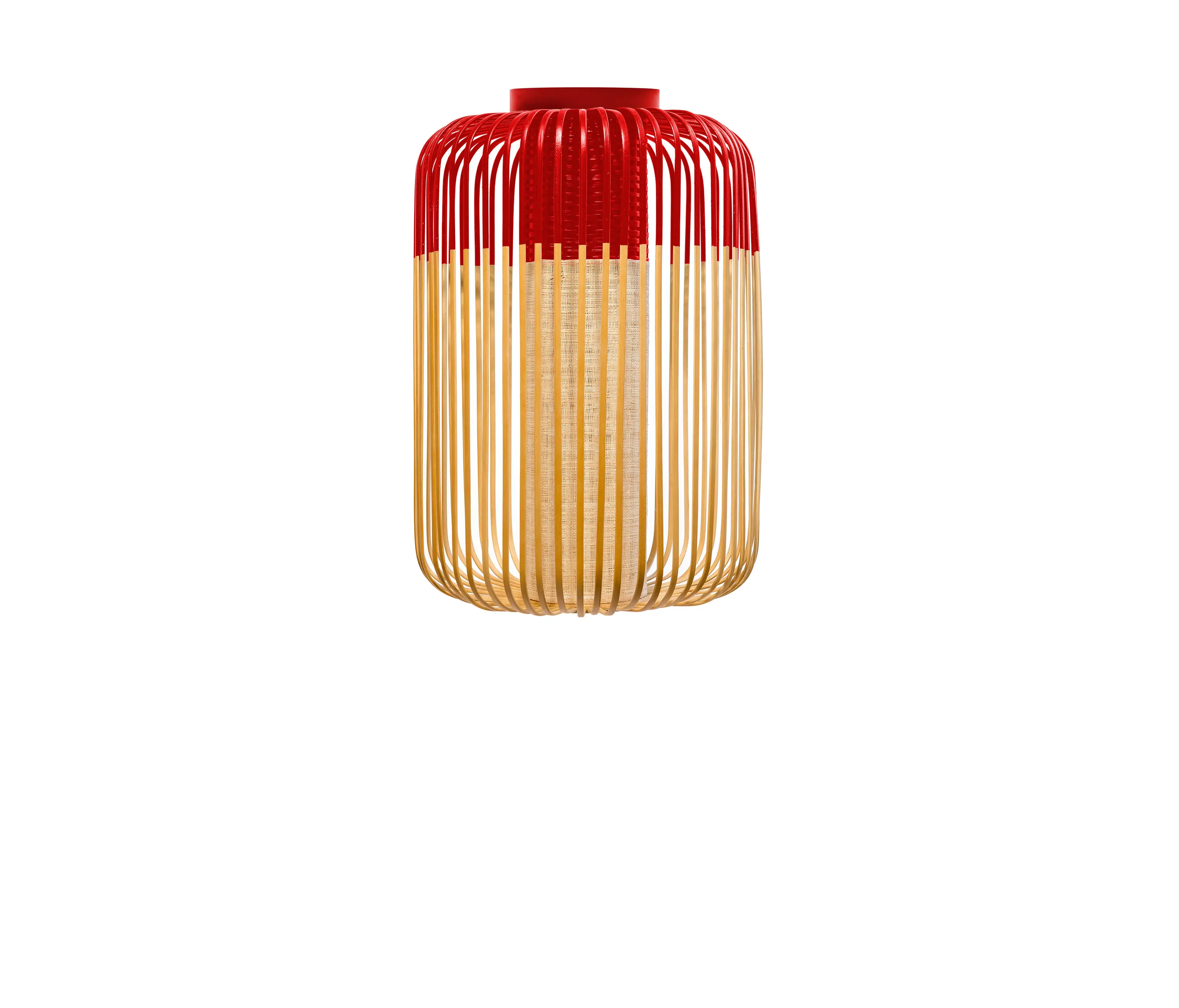 Forestier - Bamboo | Ceiling Lamp | L Red