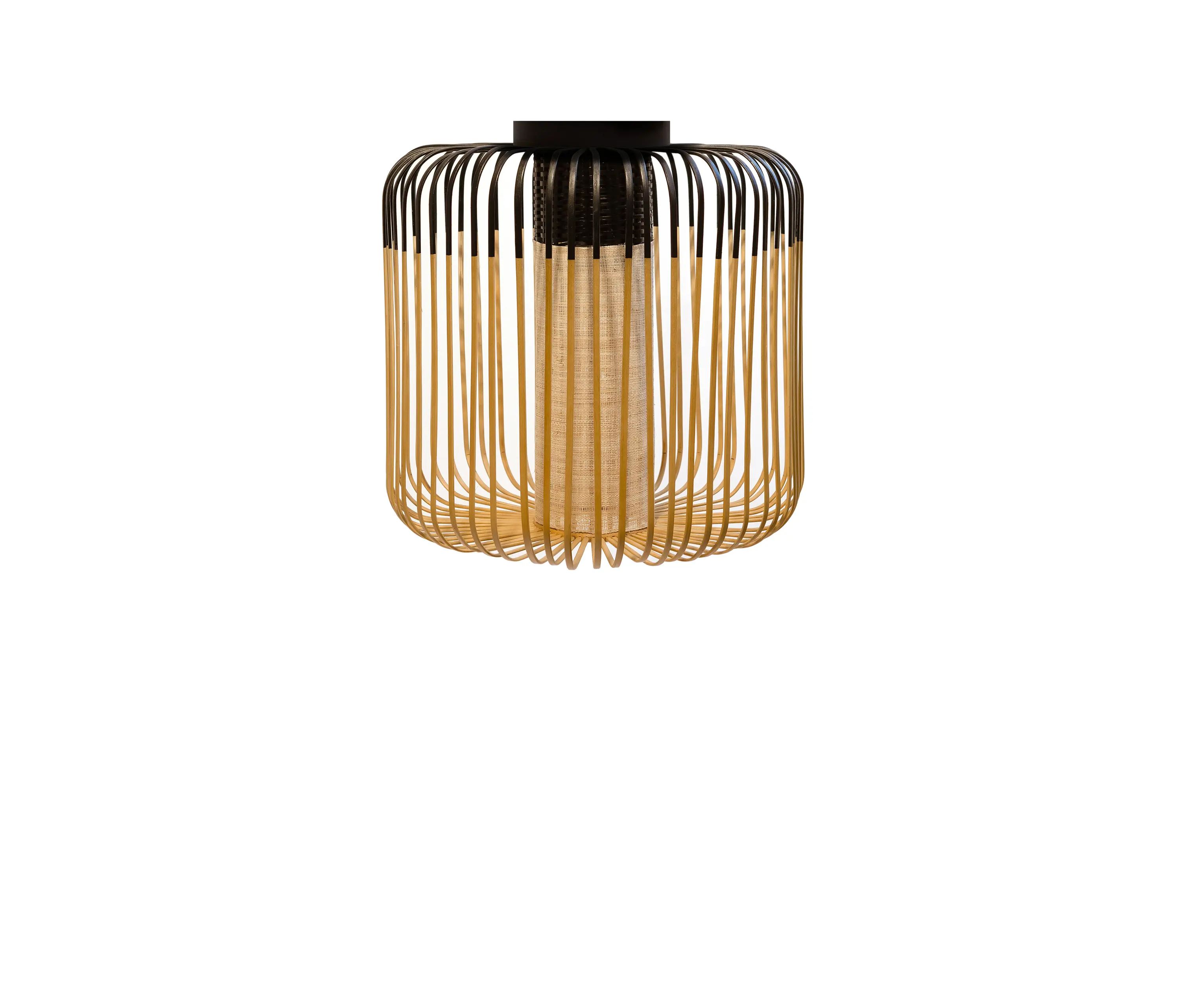 Forestier - BAMBOO | PLAFONNIER | M noir