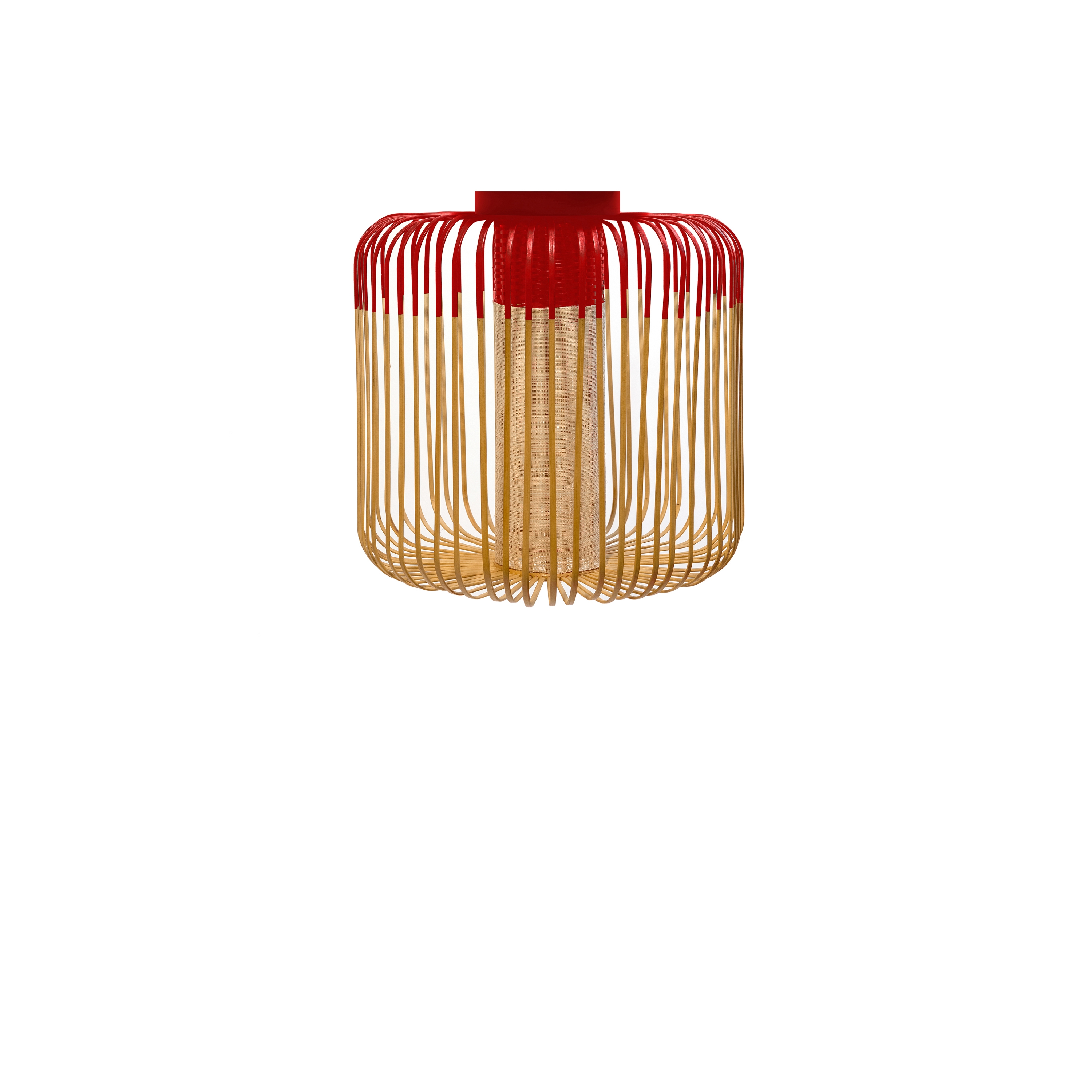 Bamboo | Ceiling Lamp | M Red