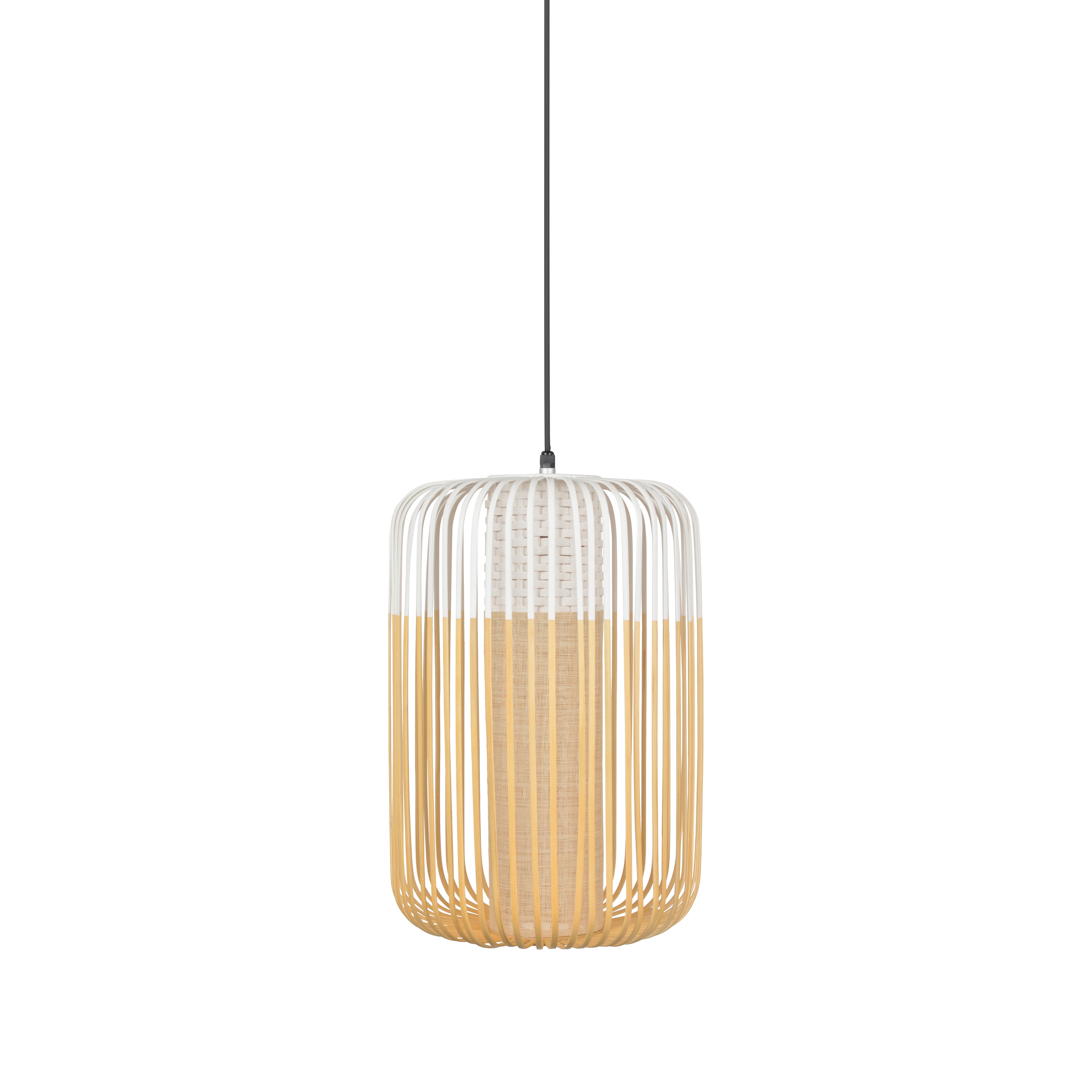 Produkt Bamboo | Pendant Lamp | L White | Outdoor des Herstellers Forestier anzeigen