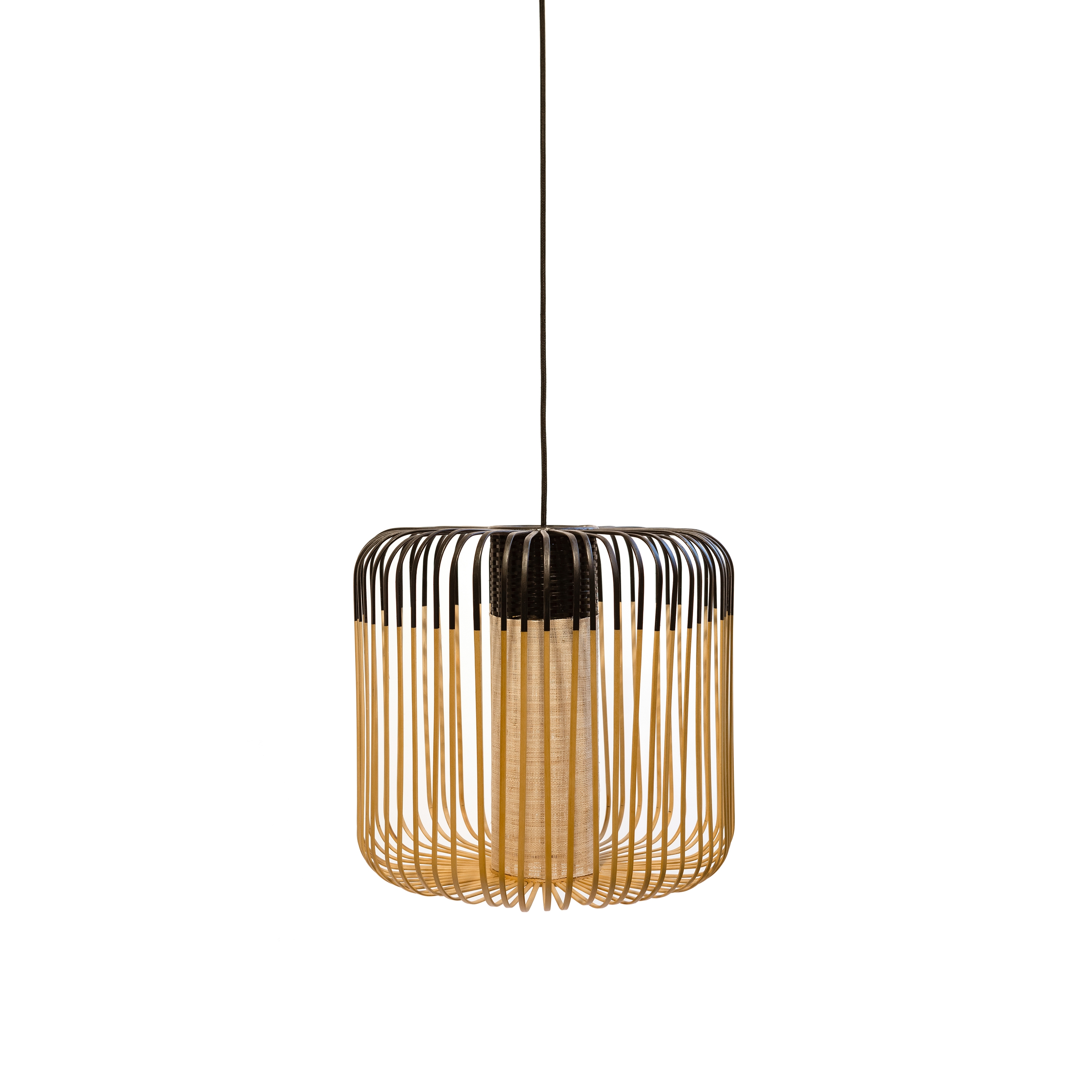 Display product Bamboo | Pendant Lamp | M Black from manufacturer Forestier