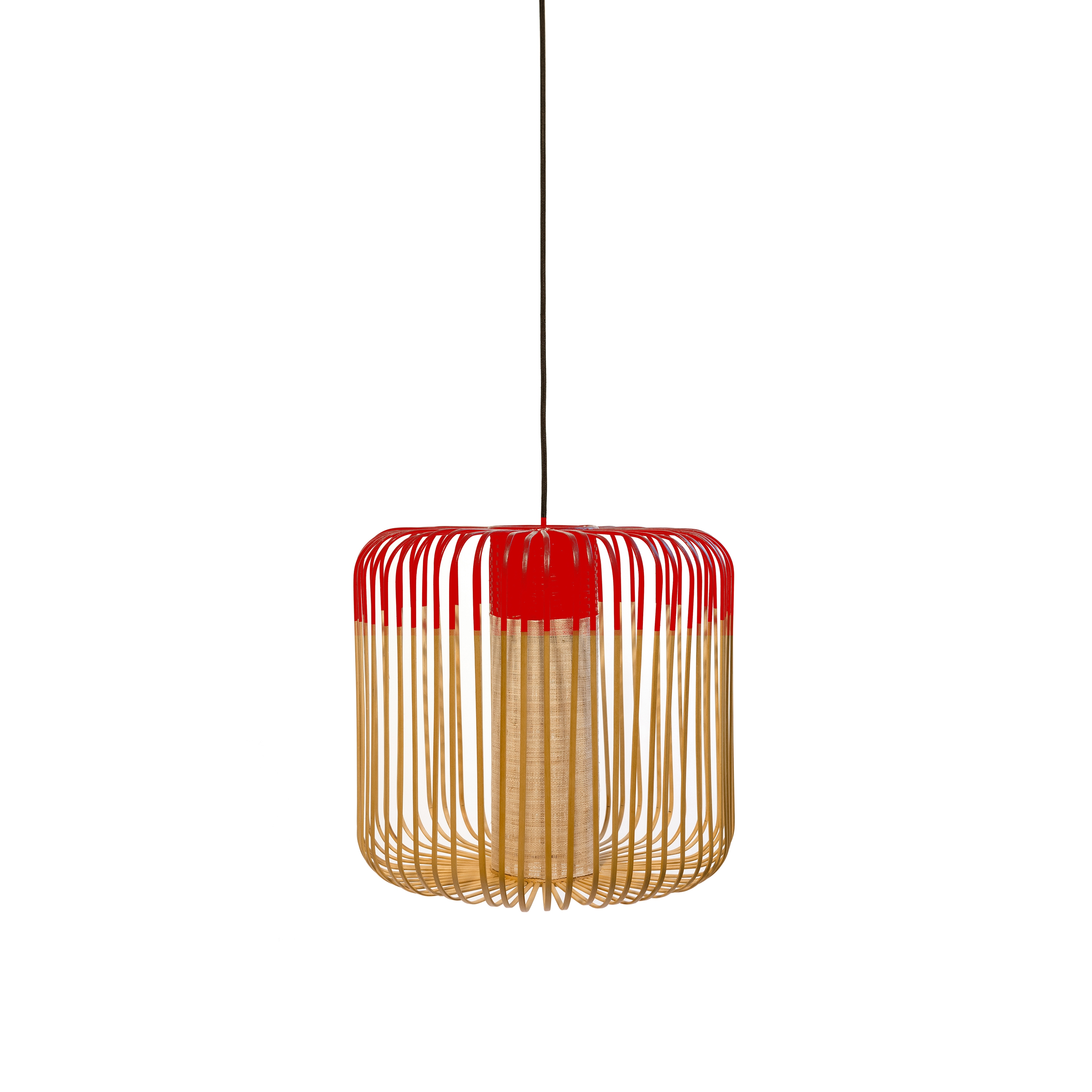 Bamboo | Pendant Lamp | M Red | Outdoor