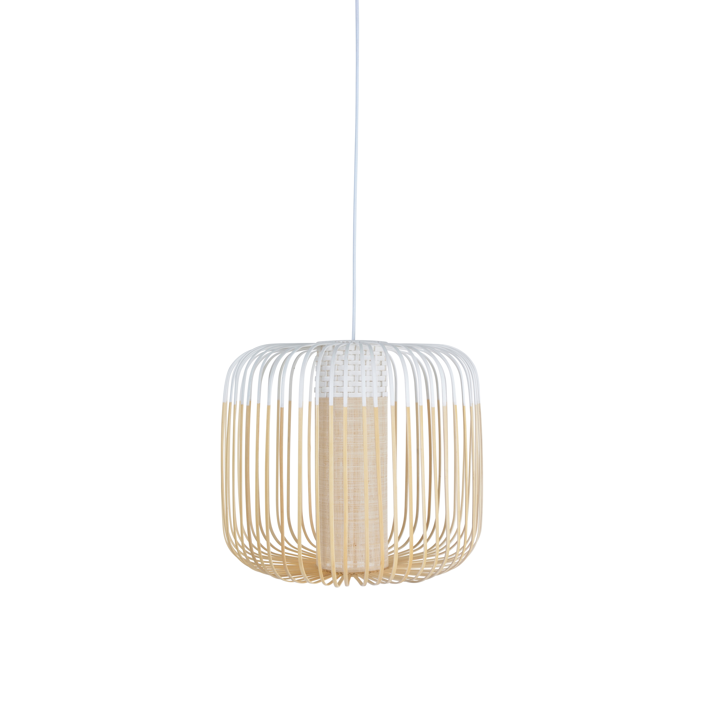 Produkt Bamboo | Pendant Lamp | M White des Herstellers Forestier anzeigen