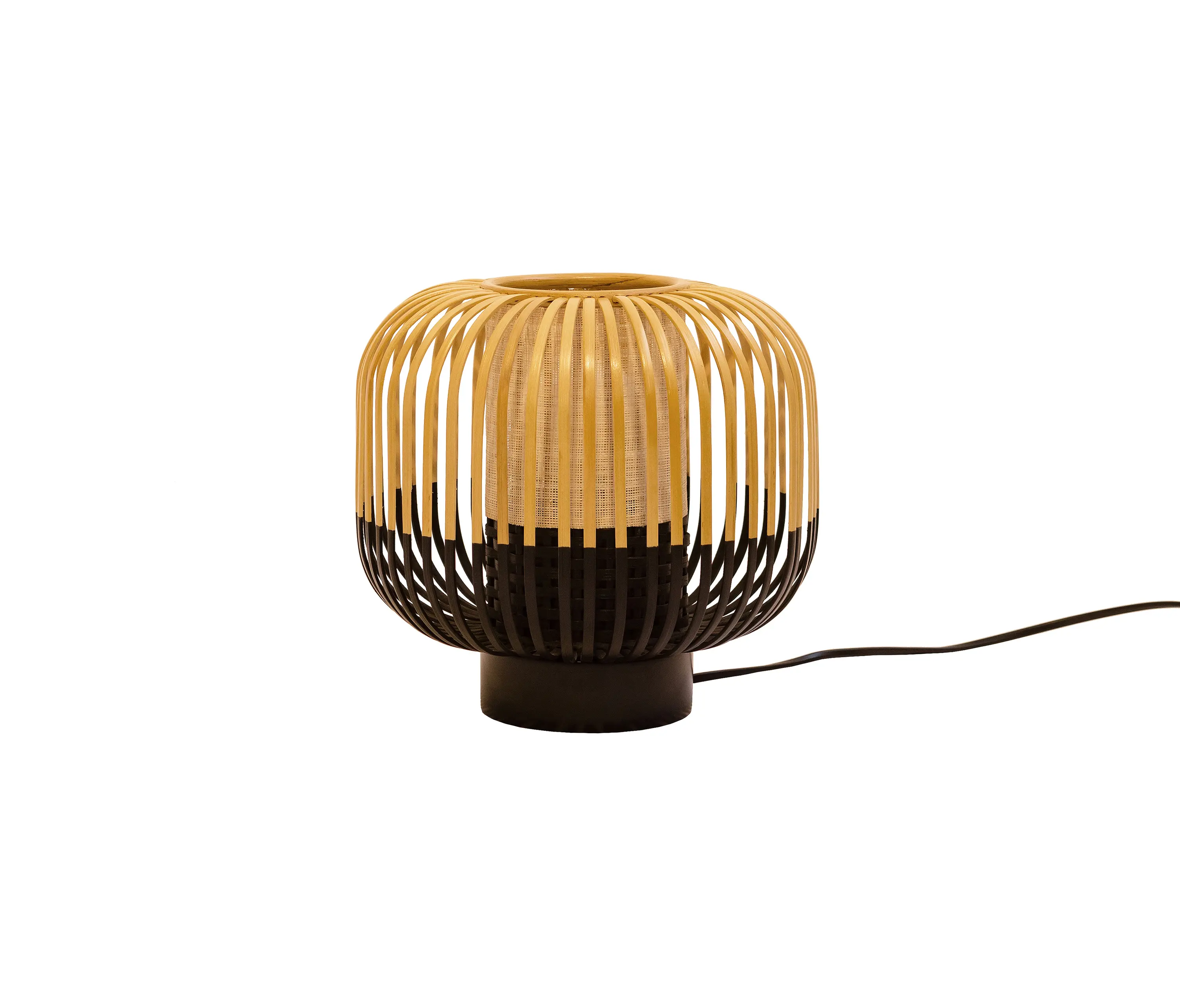 Forestier - Bamboo | Table Lamp | S Black
