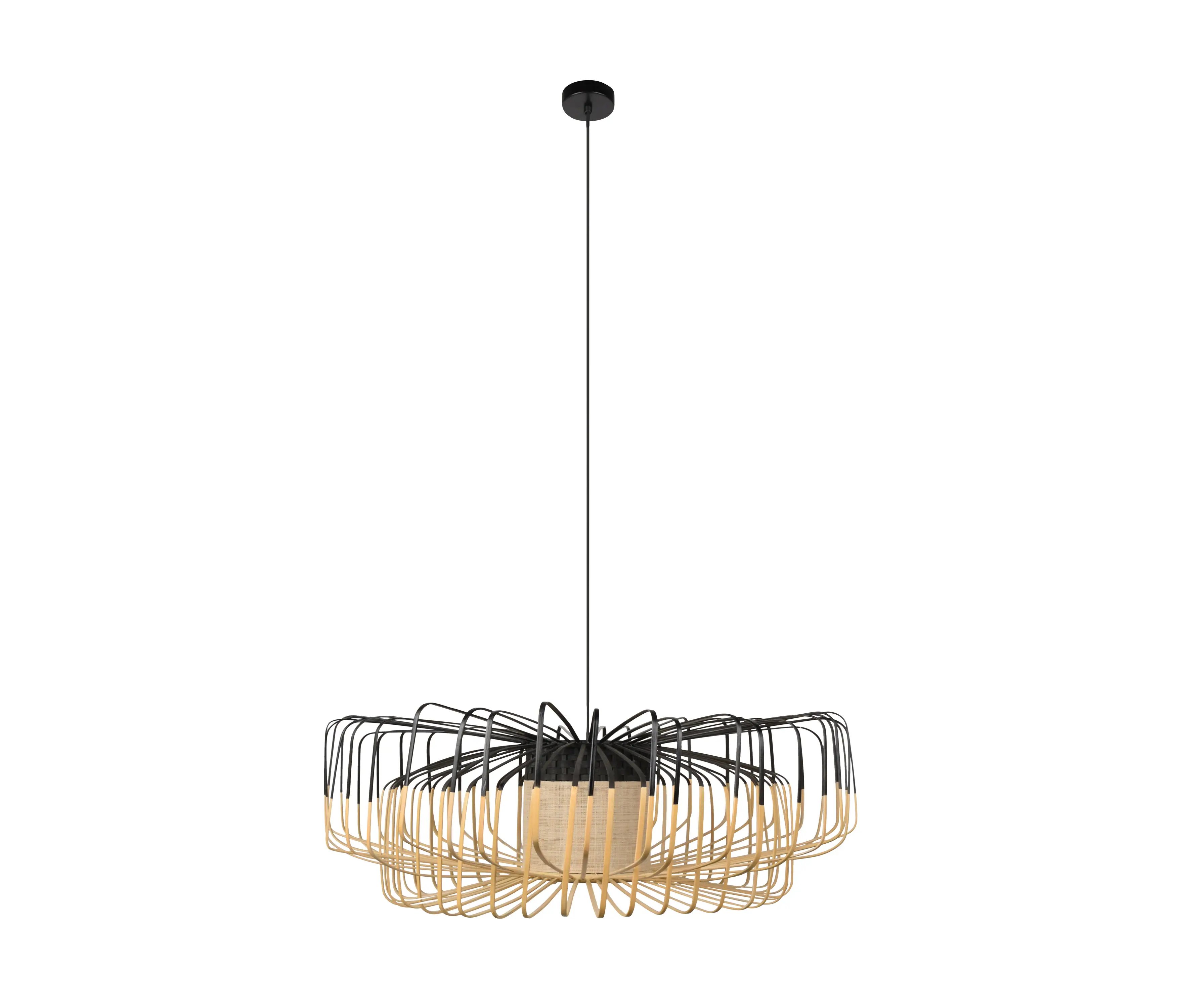 Forestier - Bamboo Up N Down | Pendant Lamp | Up N Down XXL Black