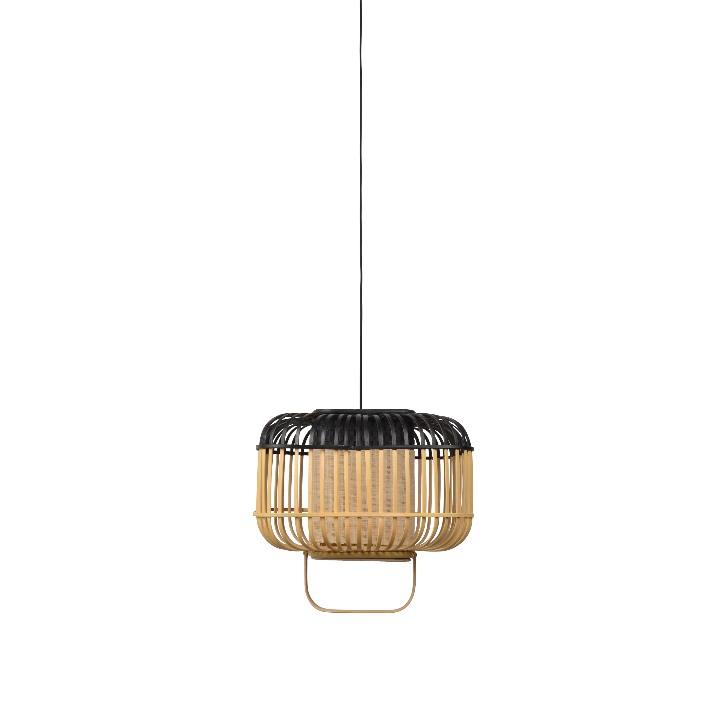 Bamboo-Square | Pendant Lamp | Square S Black
