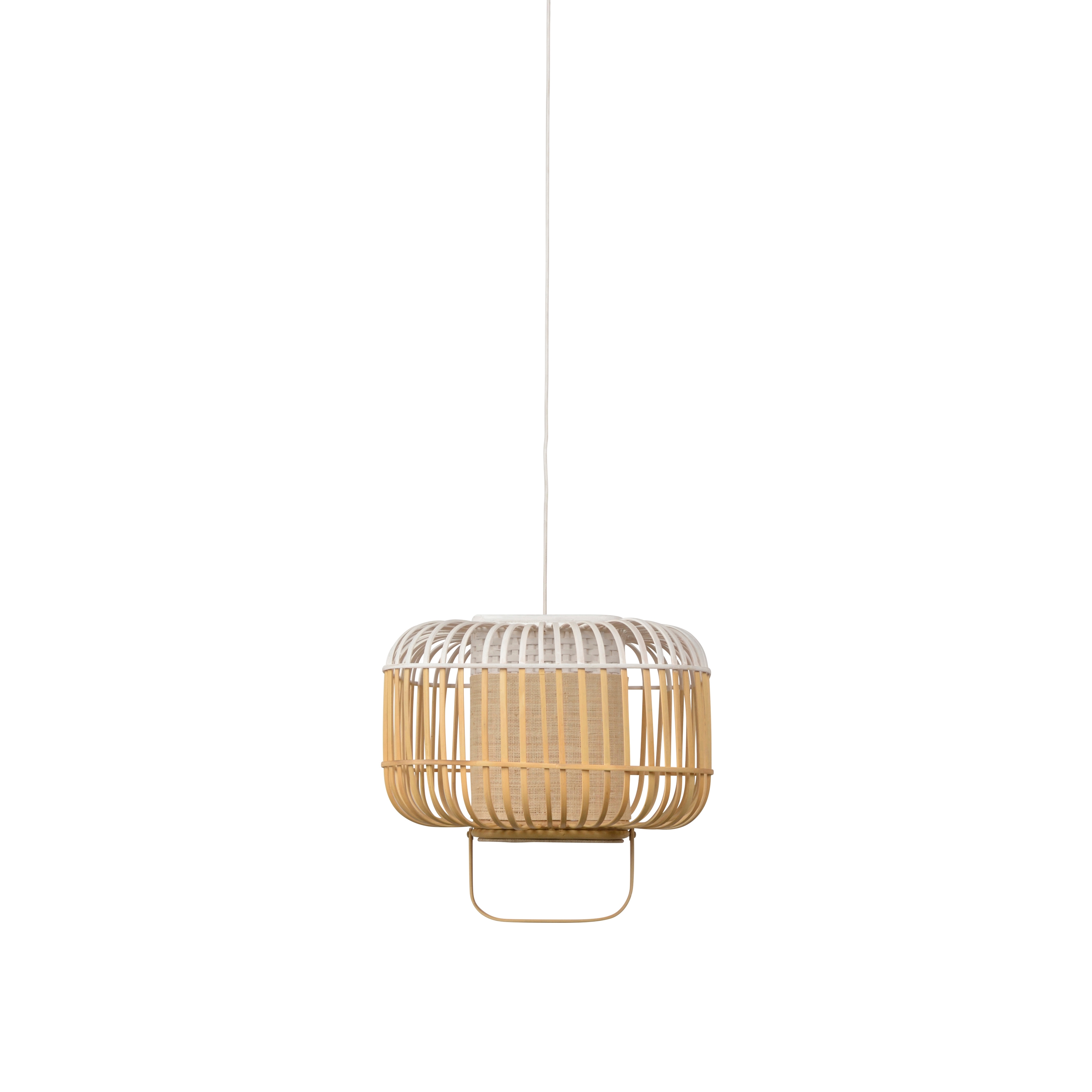 Display product Bamboo-Square | Pendant Lamp | Square S White from manufacturer Forestier